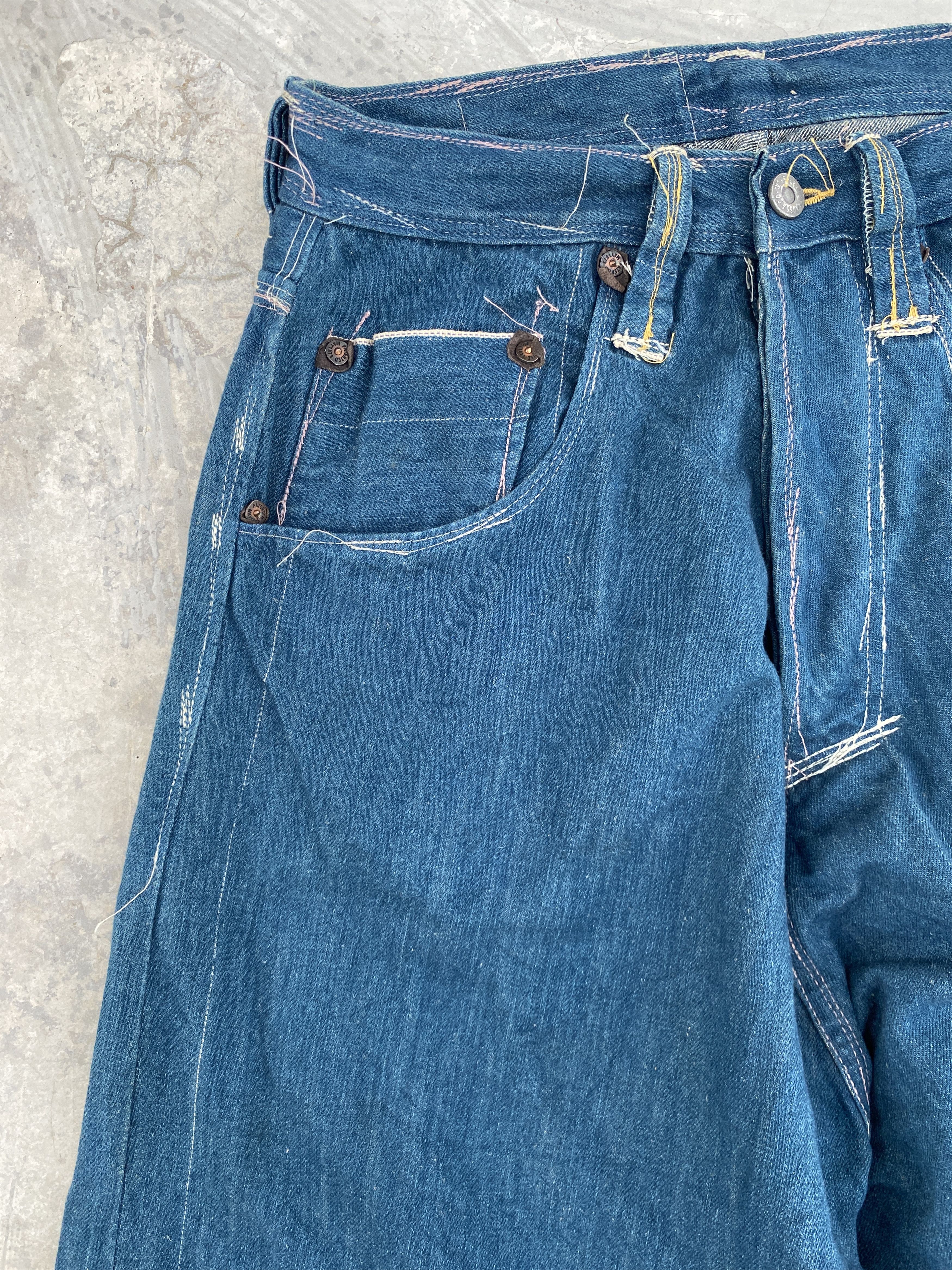 Levi's × Levi's Vintage Clothing Levis RED Slouch 2009SS Sarrouel Selvedge Jeans Size US 29 - 3 Thumbnail