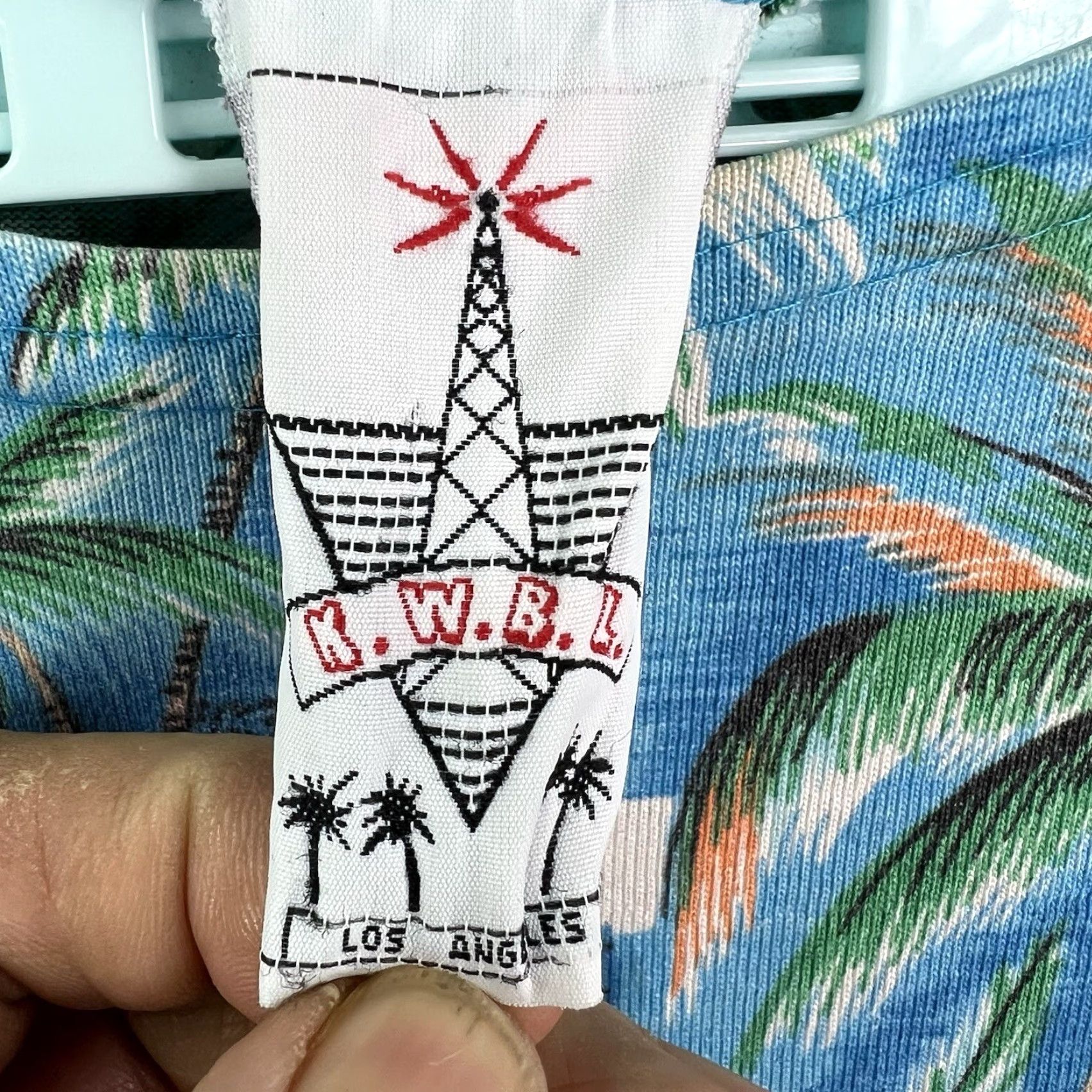 Vintage VINTAGE KWBL T-Shirt Adult XL Blue 90s Graphic Island California Beach Hawaiian Size US XL / EU 56 / 4 - 5 Thumbnail