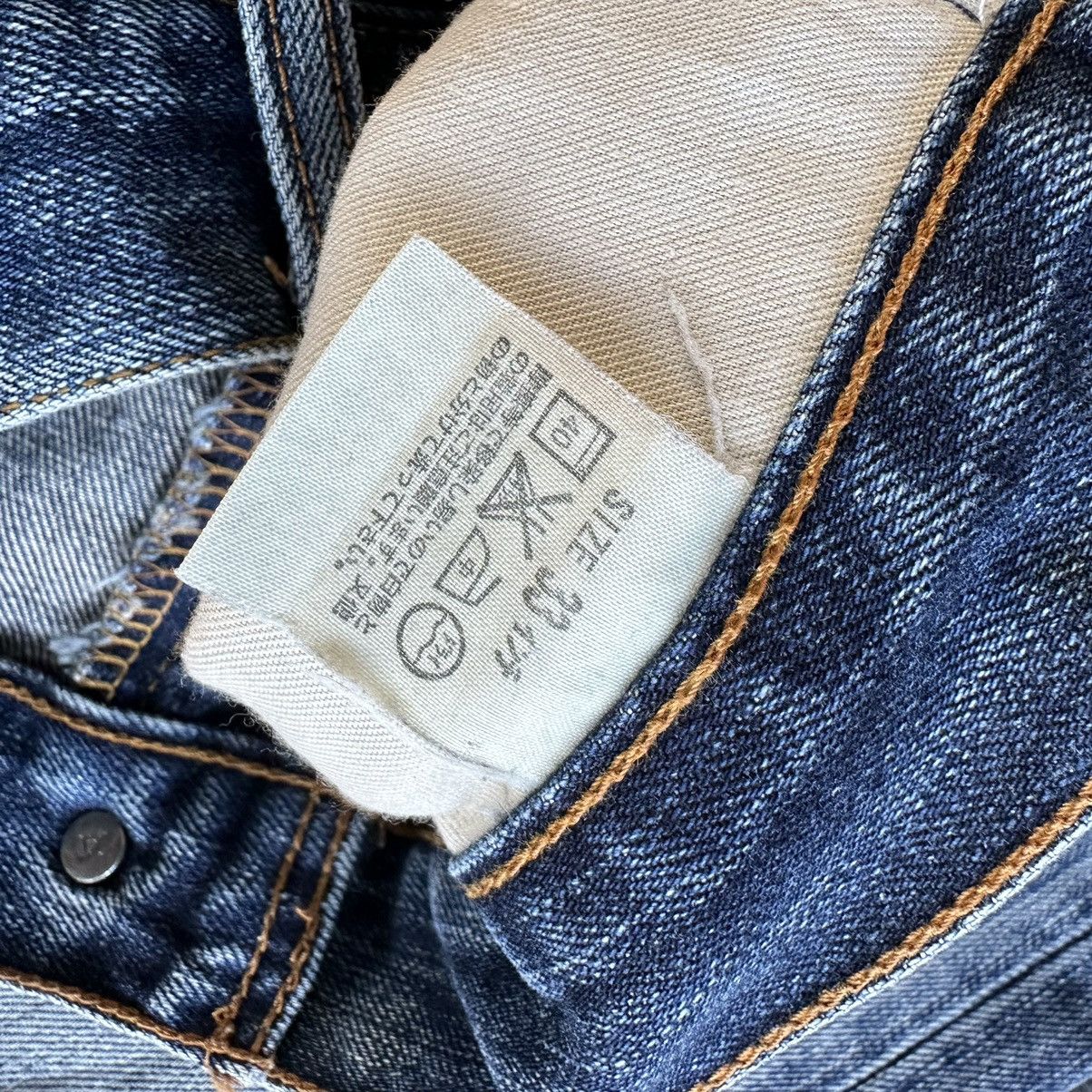 Levi's Levis 505 Distressed Blue Washed Vintage Denim 32x30 D578 Size US 32 / EU 48 - 16 Thumbnail