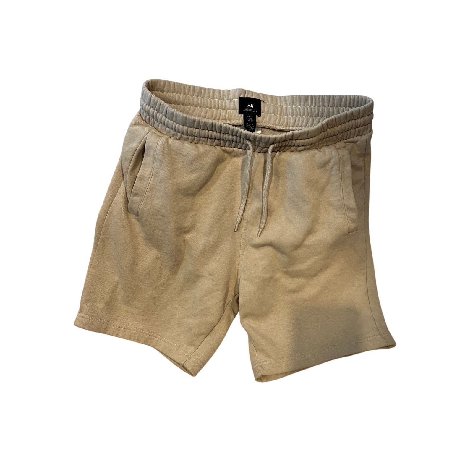 H&M H&M Beige Sweat Shorts Mens M Size US 38 / EU 54 - 1 Thumbnail