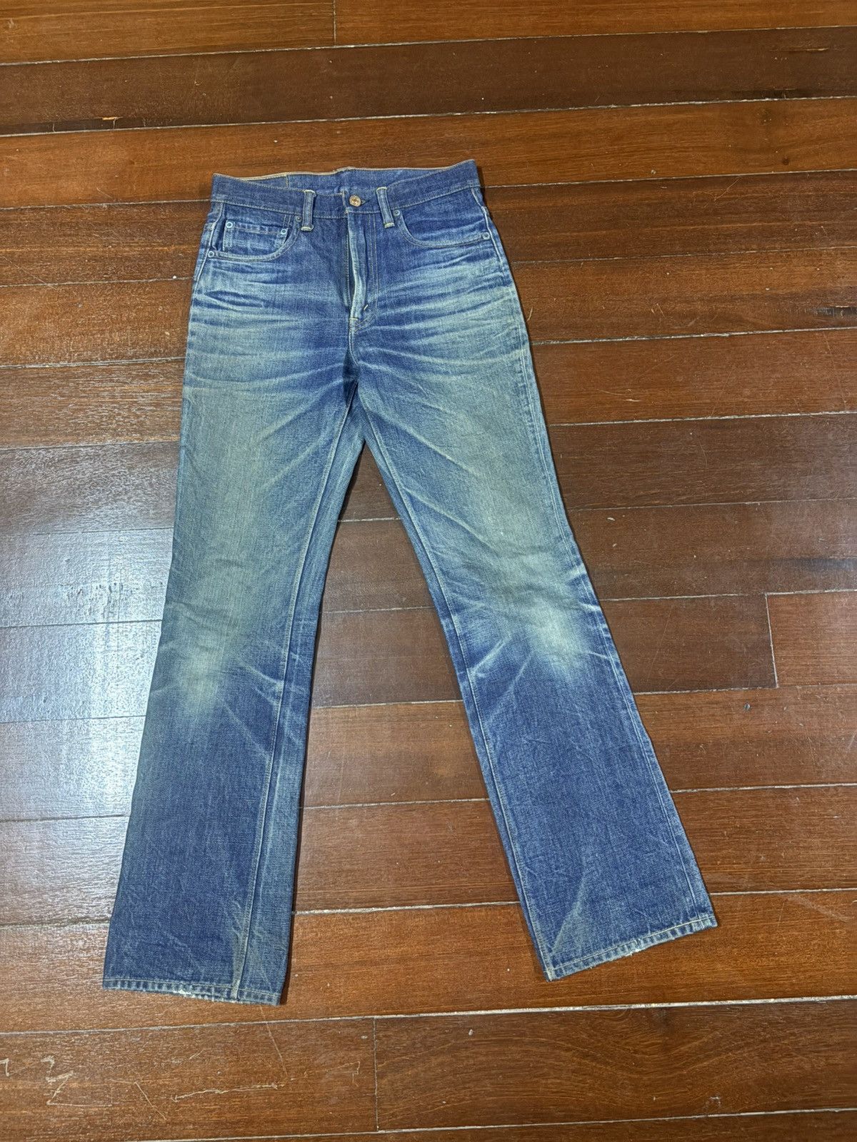 Warehouse Rare vintage Warehouse 107 nice feded rework distressed Size US 29 - 1 Thumbnail