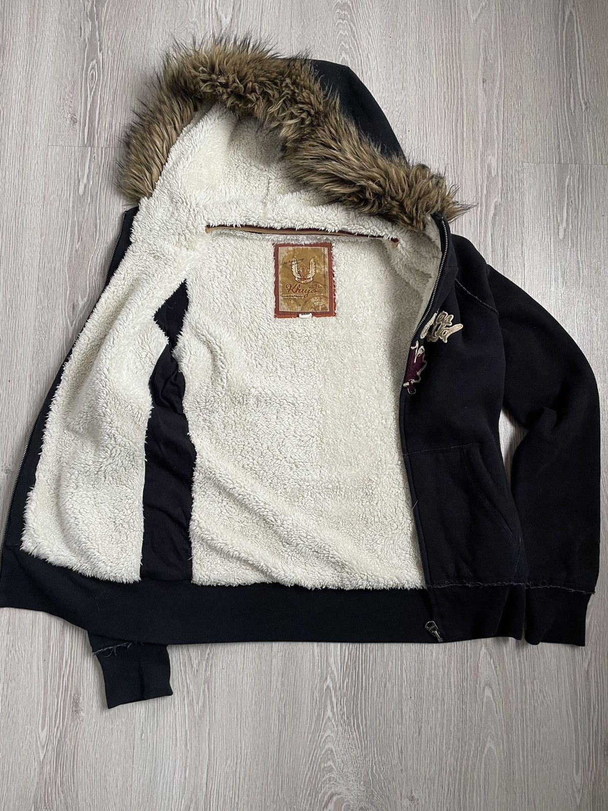 Hysteric Glamour VTG💥Fur Zip Hoodie Khujo Abercrombie Size US L / EU 52-54 / 3 - 4 Thumbnail