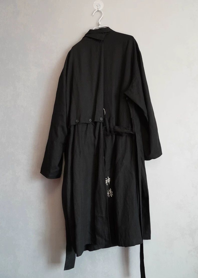 Yohji Yamamoto Yohji Yamamoto21SS Text Double Linen Coat 2503-Nextarrow Size US L / EU 52-54 / 3 - 2 Thumbnail
