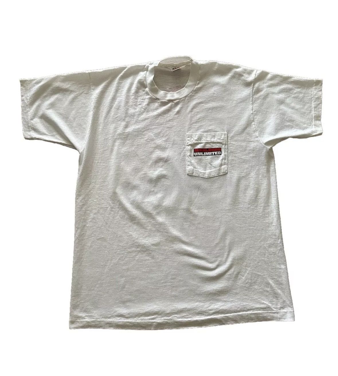 Marlboro × Marlboro Unlimited × Vintage 1995 Marlboro Unlimited Vintage 90s Cigarette Pocket T-Shirt Size US XL / EU 56 / 4 - 2 Thumbnail