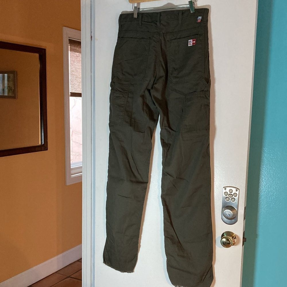 Carhartt Big Bill Flame Resistant Mens Size 34 Cargo Work Pants Slim Size US 34 / EU 50 - 5 Thumbnail