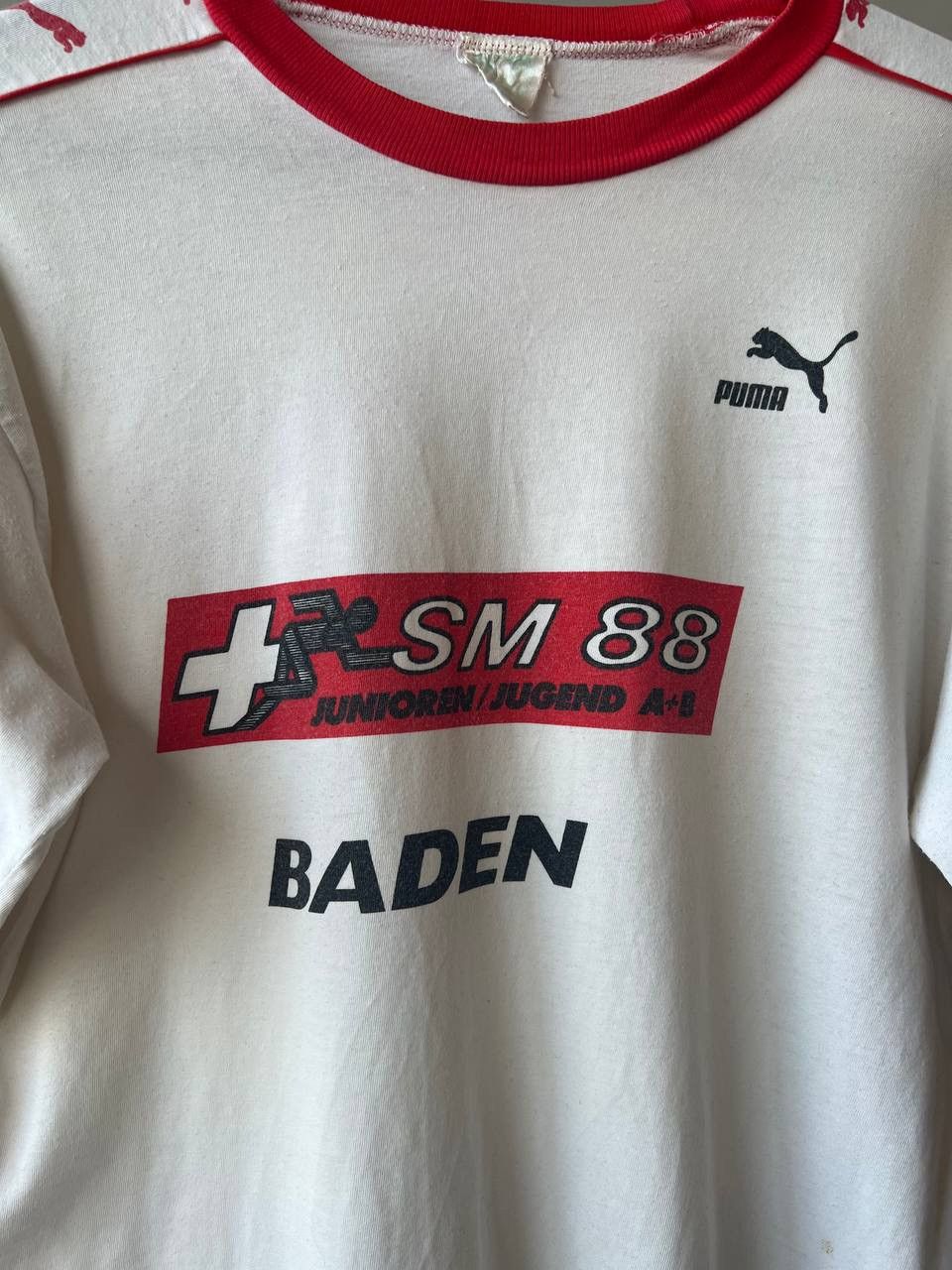 Vintage 1988 SWITZERLAND RUNNING CUP SM 88 JUNIOR MENS T SHIRT SZ M Size US M / EU 48-50 / 2 - 4 Thumbnail