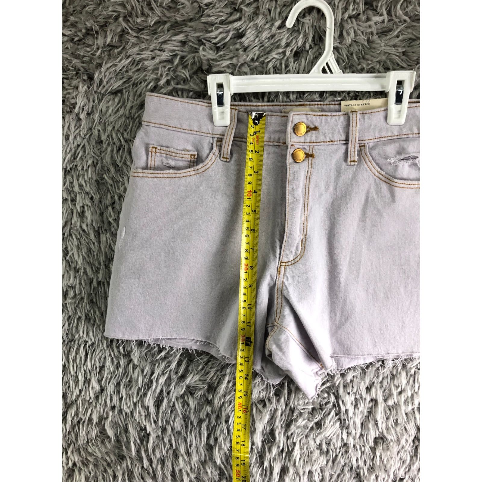 Vintage VINTAGE Universal Thread Midi Shorts Womens Size 8 White Denim Jean Shorts Size 30" / US 8 / IT 44 - 3 Thumbnail