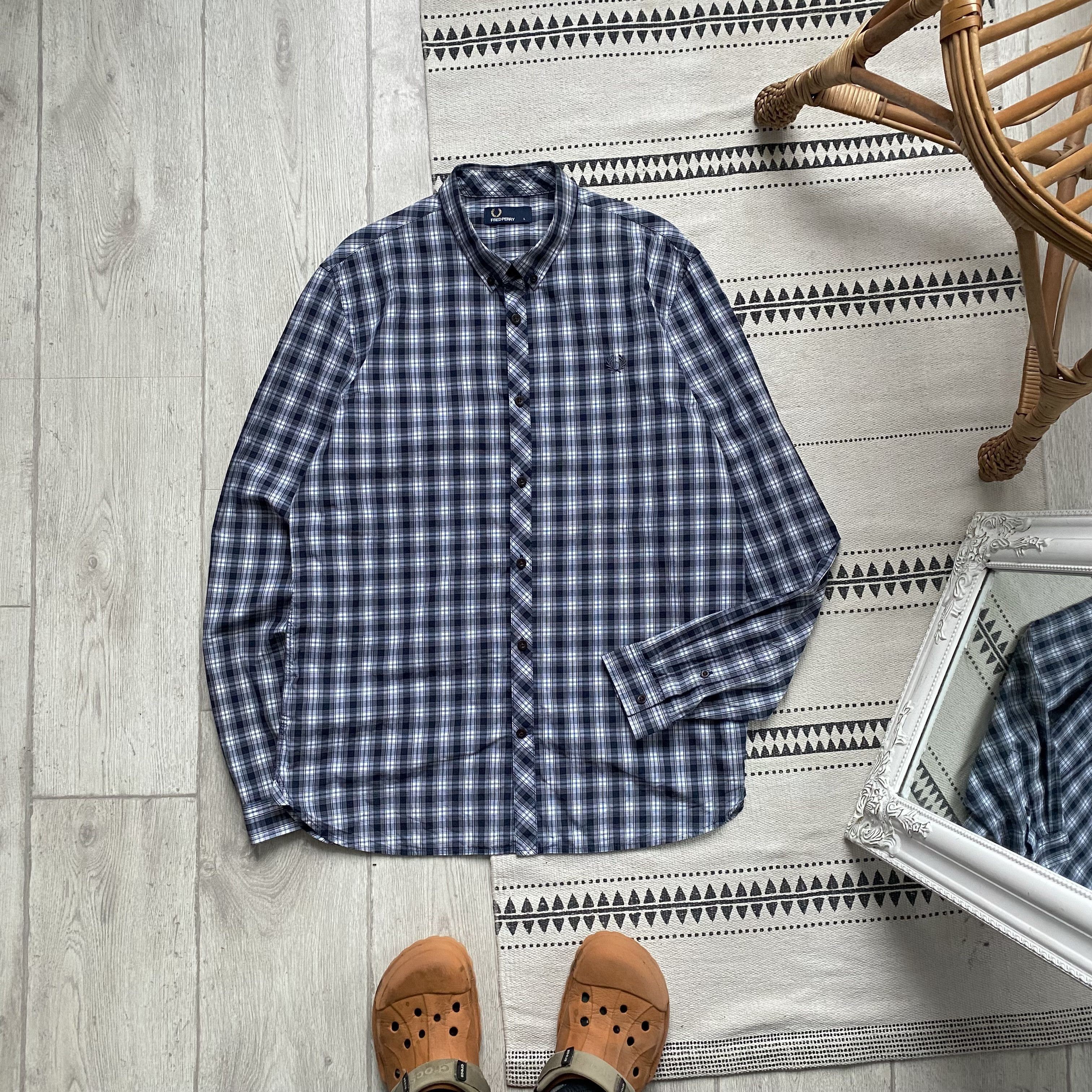 Fred Perry Fred Perry Classic Flannel Shirt Checked Travis Scott Style Size US M / EU 48-50 / 2 - 5 Thumbnail