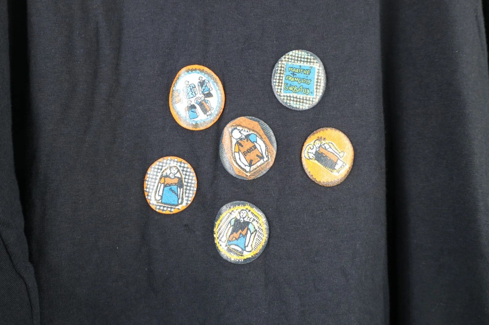Marithe + Francois Girbaud NOS Vintage 90s Marithe Francois Girbaud Button T-Shirt 3XL Size US XXL / EU 58 / 5 - 8 Thumbnail