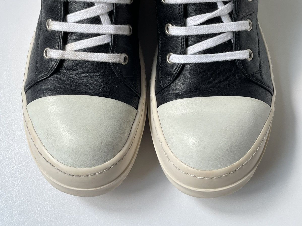 Rick Owens S/S 12 Black/Milk Leather Ramones Sneakers Size US 8 / EU 41 - 12 Thumbnail