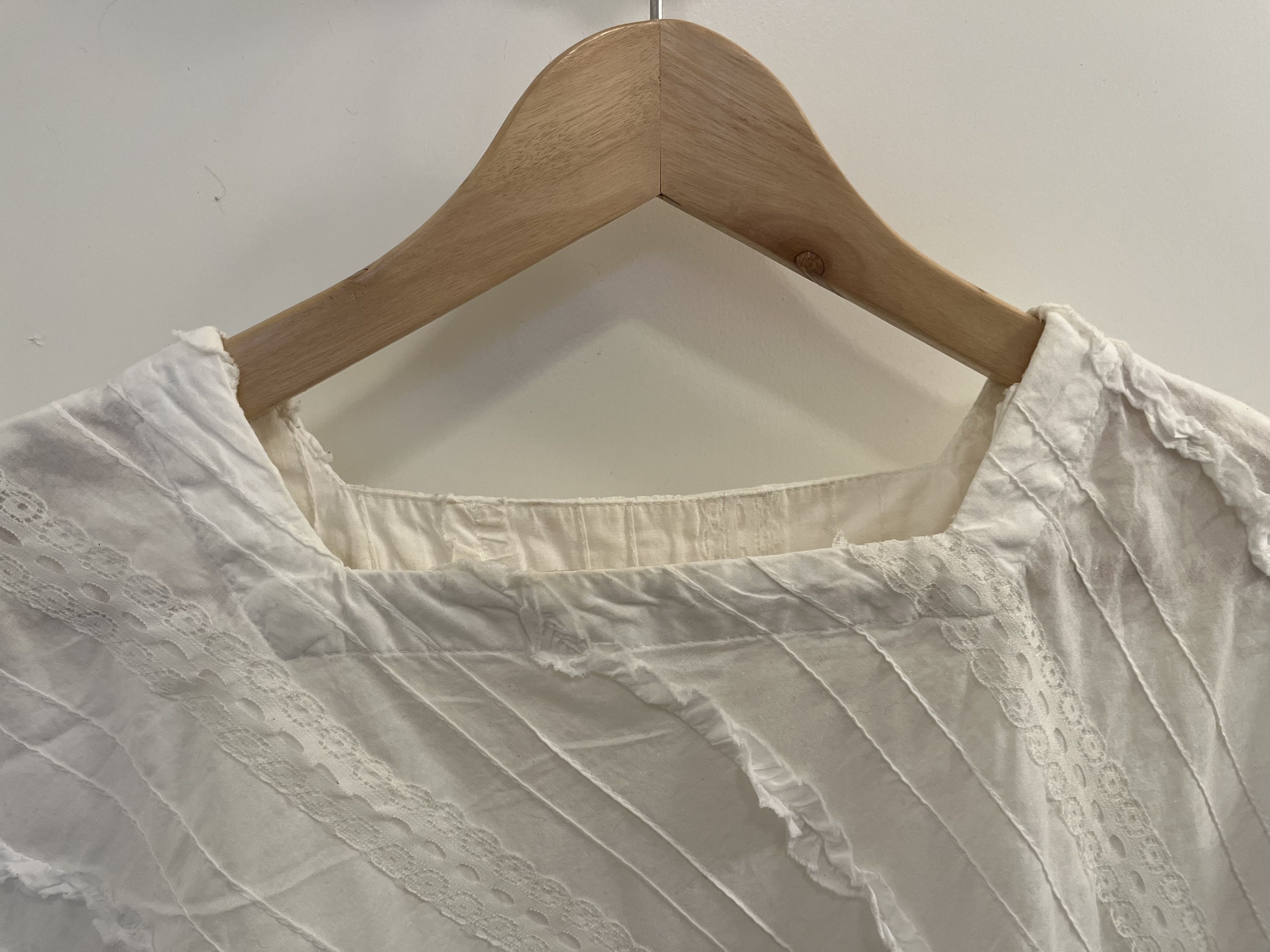 Engineered Garments Engineered Garments FWK white lace detail box blouse Size S / US 4 / IT 40 - 6 Thumbnail