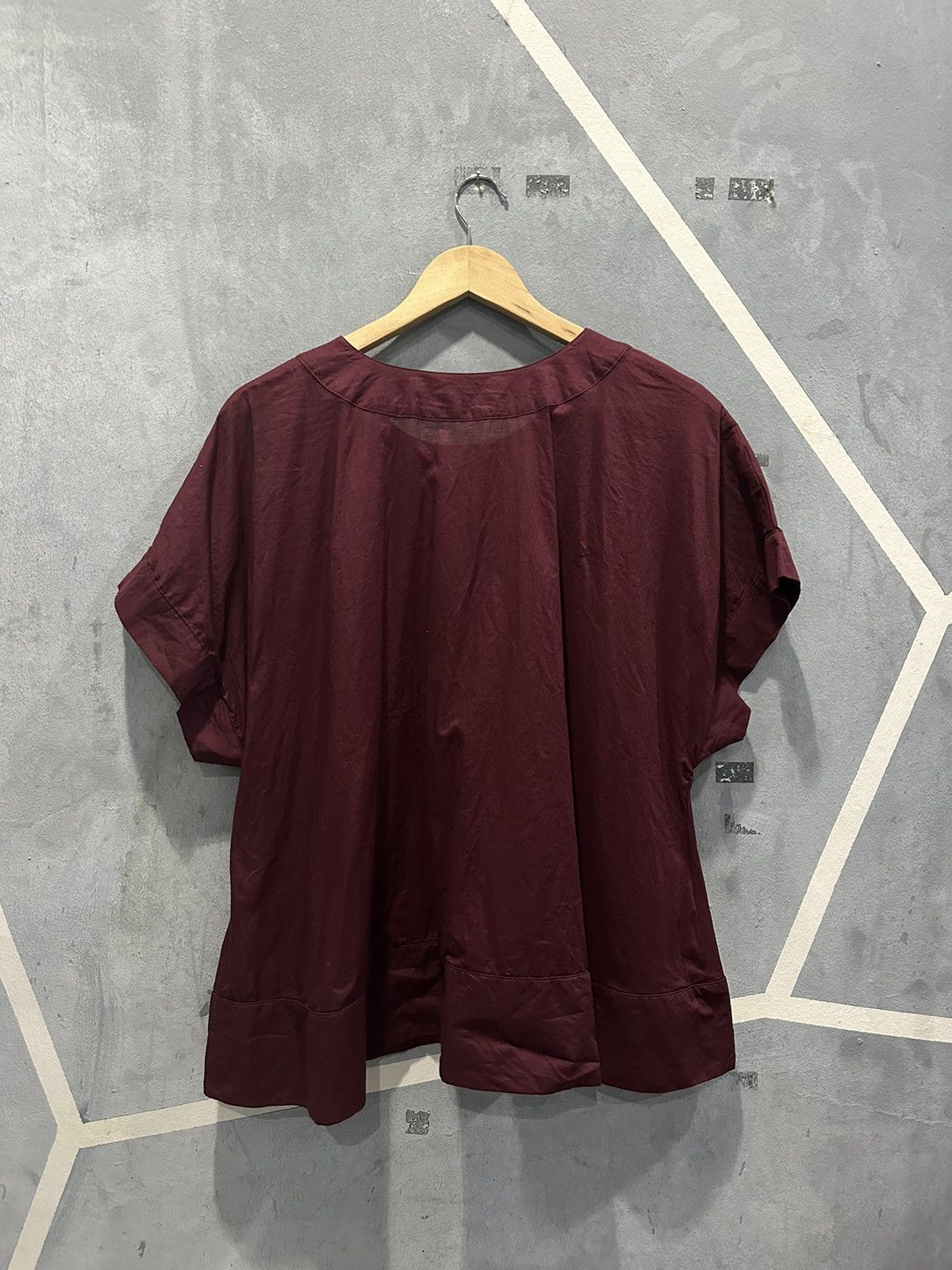 Issey Miyake × Japanese Brand × Ne-Net Ne-net By Issey Miyake Unique Blouse Size L / US 10 / IT 46 - 10 Thumbnail