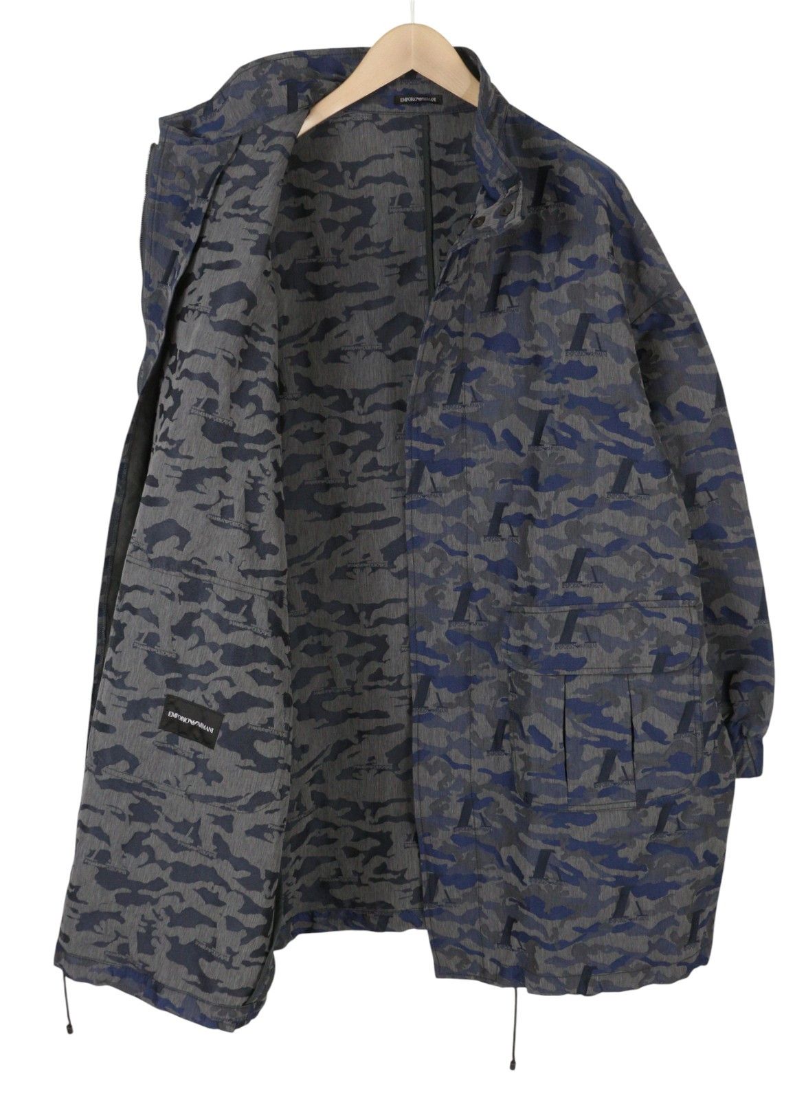 Emporio Armani EU50 Jacquard Camo Oversized Full Zip 86773 Size US M / EU 48-50 / 2 - 4 Thumbnail