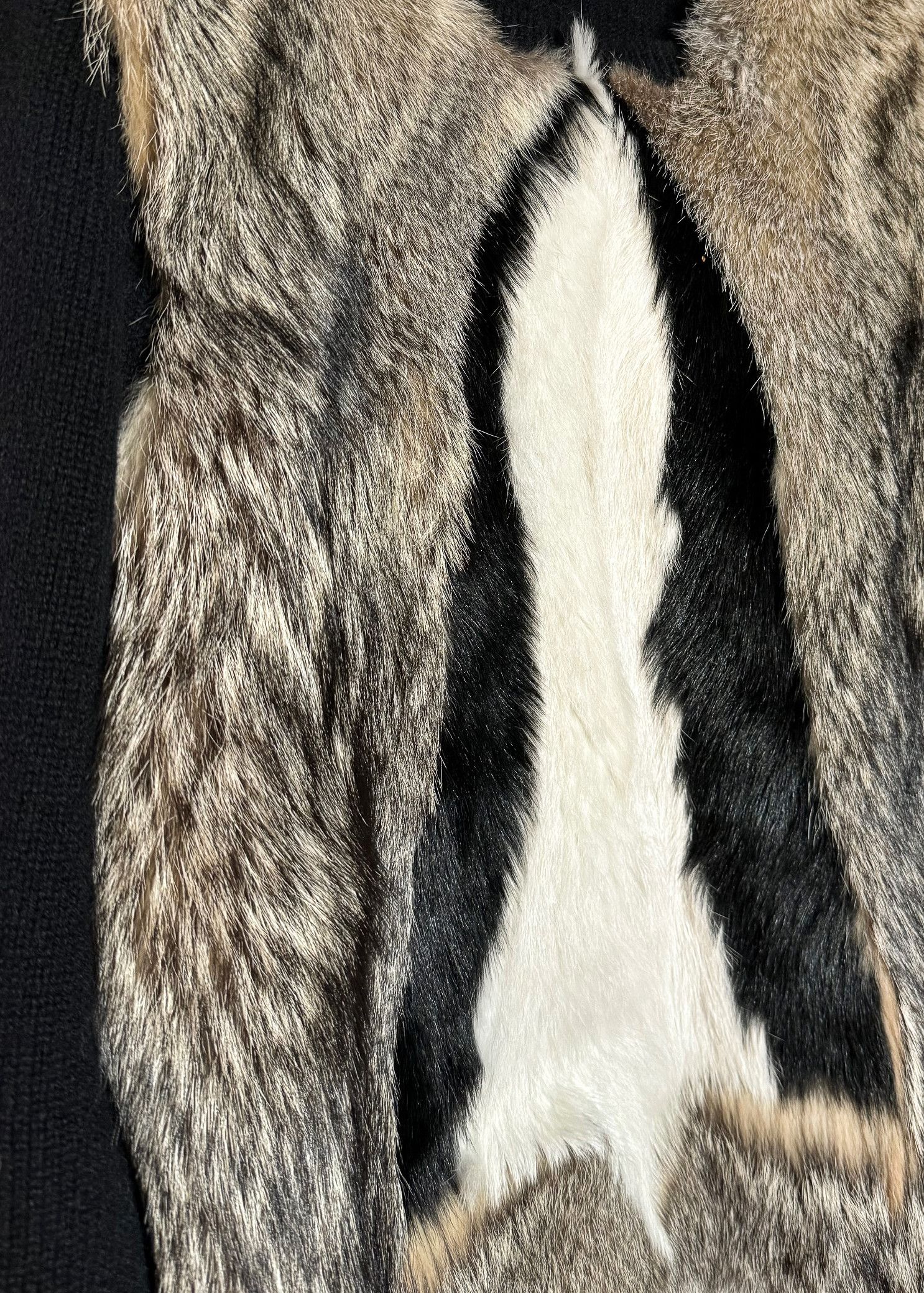 Tom Ford Tom Ford Fox Rabbit Fur Appliqué Cashmere Knit Sweater Size L / US 10 / IT 46 - 3 Thumbnail