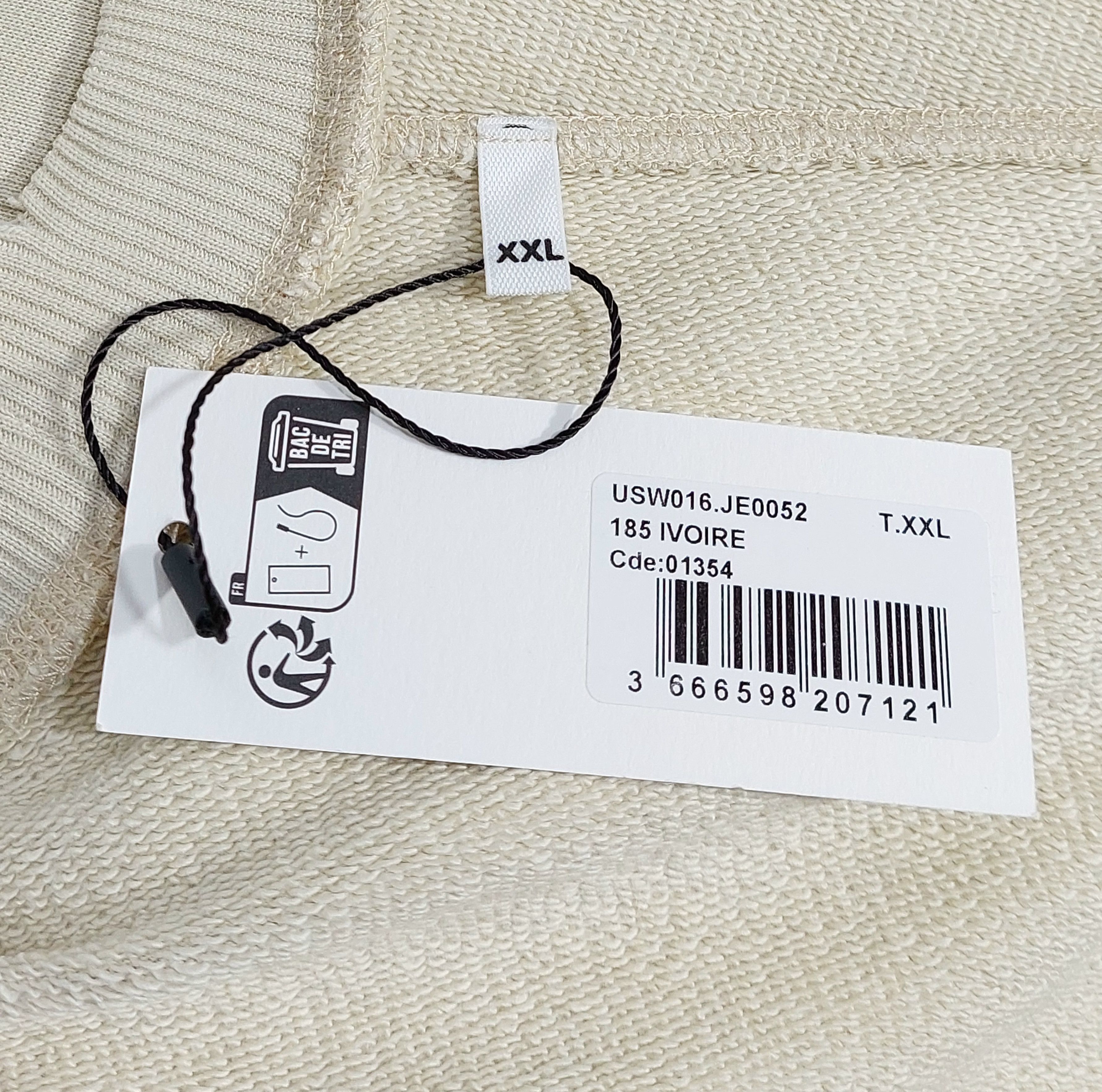 AMI fade out sweatshirt - ivoire XXL Size US XXL / EU 58 / 5 - 3 Thumbnail