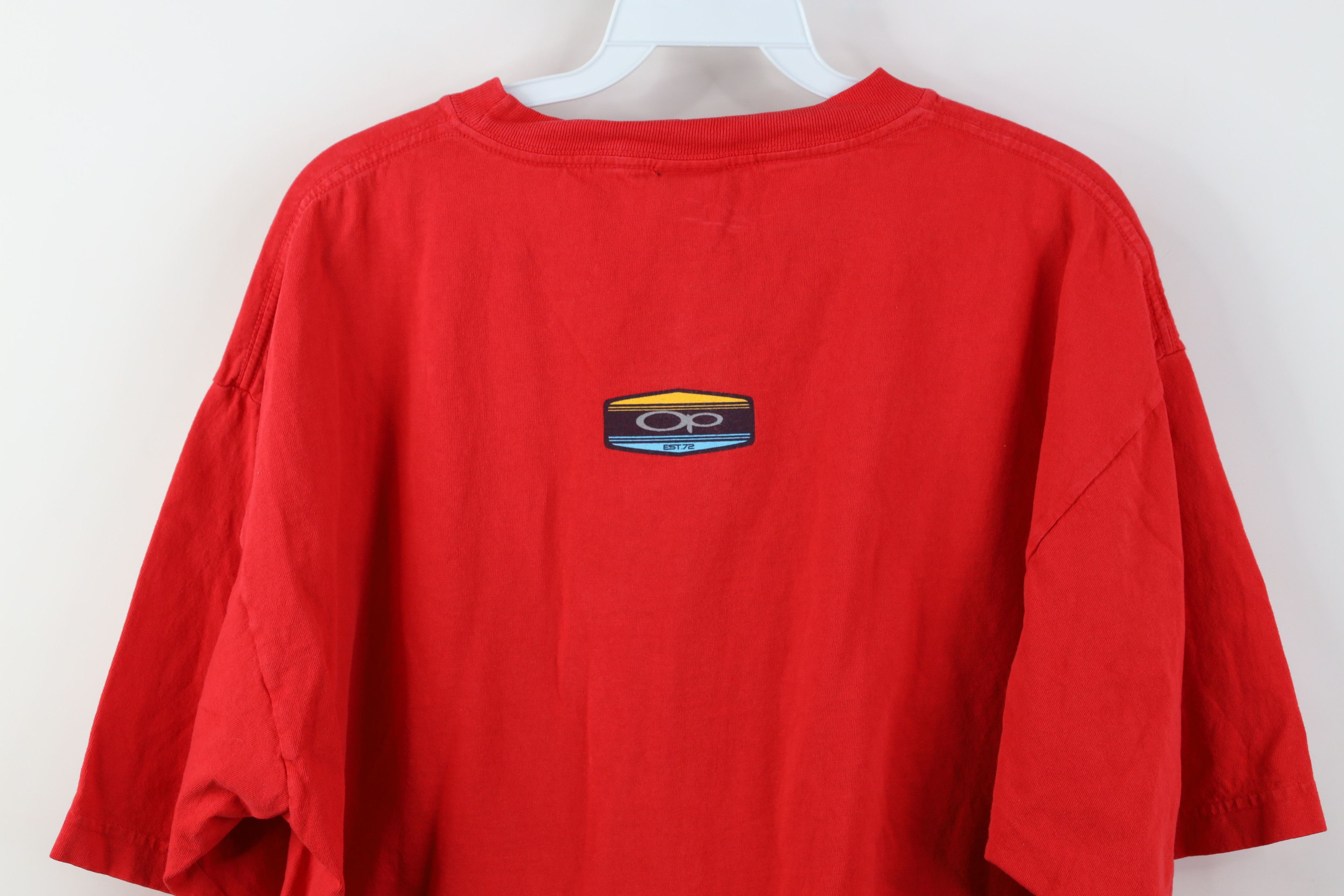Ocean Pacific Vintage Y2K 2000 Ocean Pacific OP Surf Cropped T-Shirt Size L / US 10 / IT 46 - 15 Thumbnail