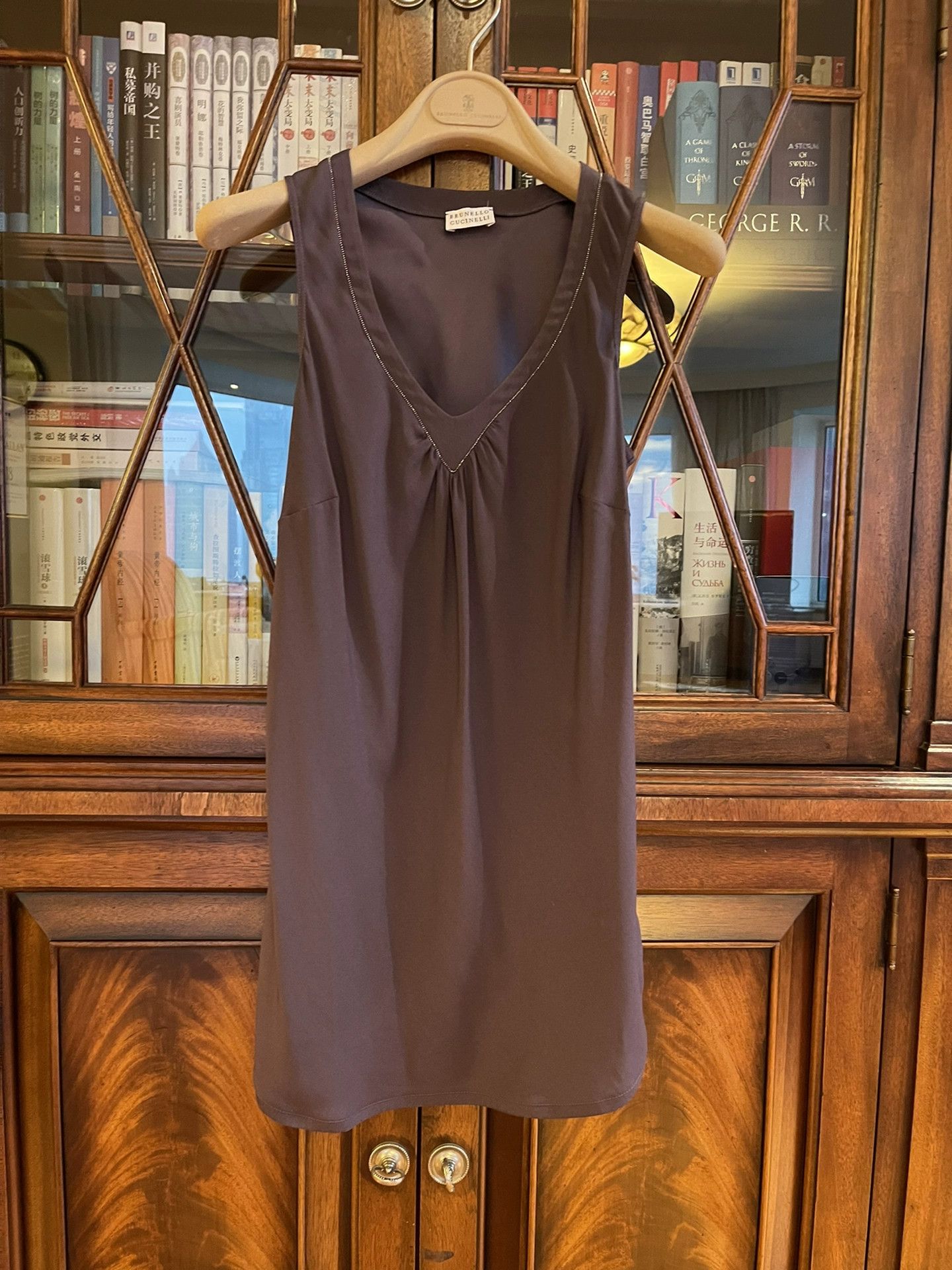 Brunello Cucinelli Brunello Cucinelli Purple Sleeveless Top - dmc Size US XS / EU 42 / 0 - 1 Thumbnail