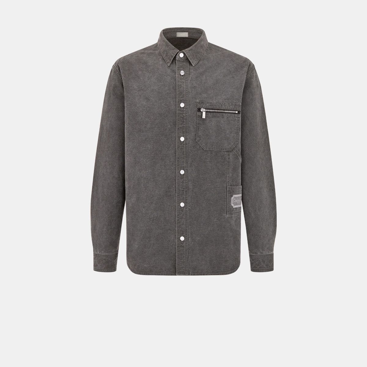 Dior o1bcso1str1224 Couture Overshirt in Grey Size US XS / EU 42 / 0 - 1 Thumbnail