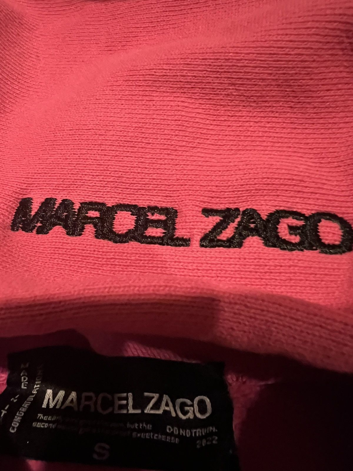 Marcel Zago Steakle V2 Pink Hoodie | Marcel Zago Size US S / EU 44-46 / 1 - 6 Thumbnail