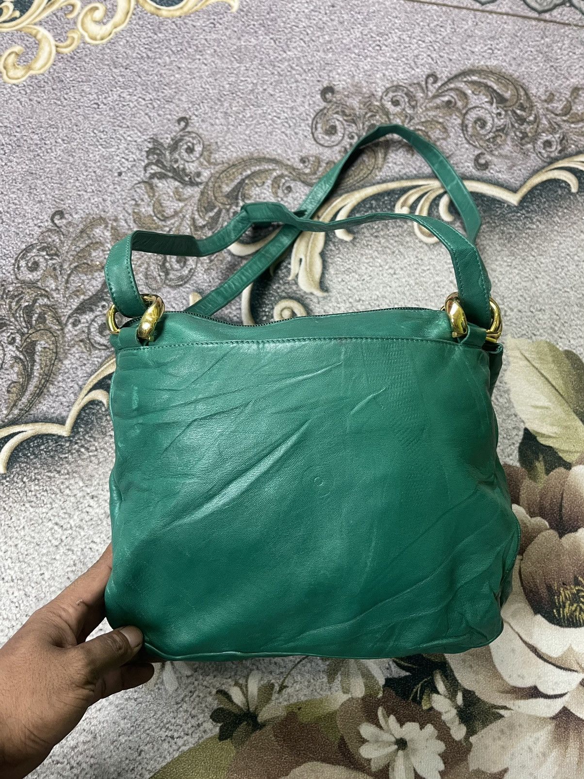 Loewe Vintage Loewe Genuine Leather Sling Bag Size ONE SIZE - 4 Thumbnail