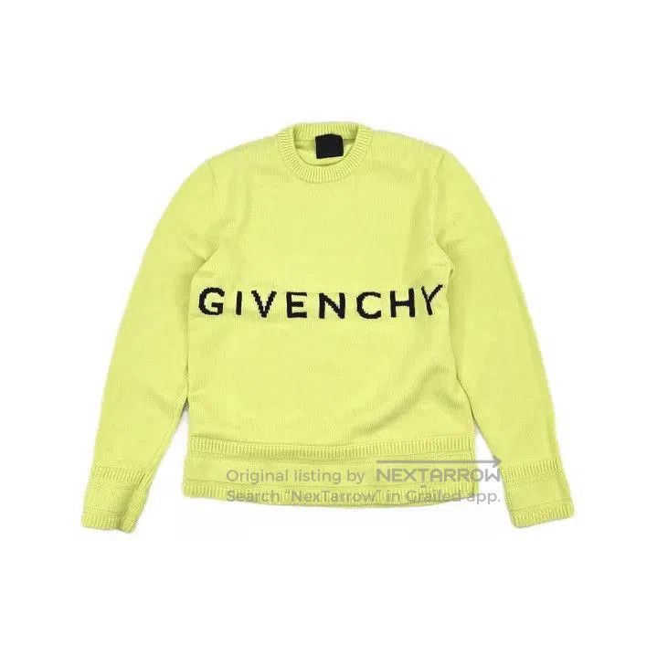Givenchy Givenchy FW21 Logo Print Long-Sleeve Knit Sweater. Size US XL / EU 56 / 4 - 2 Thumbnail