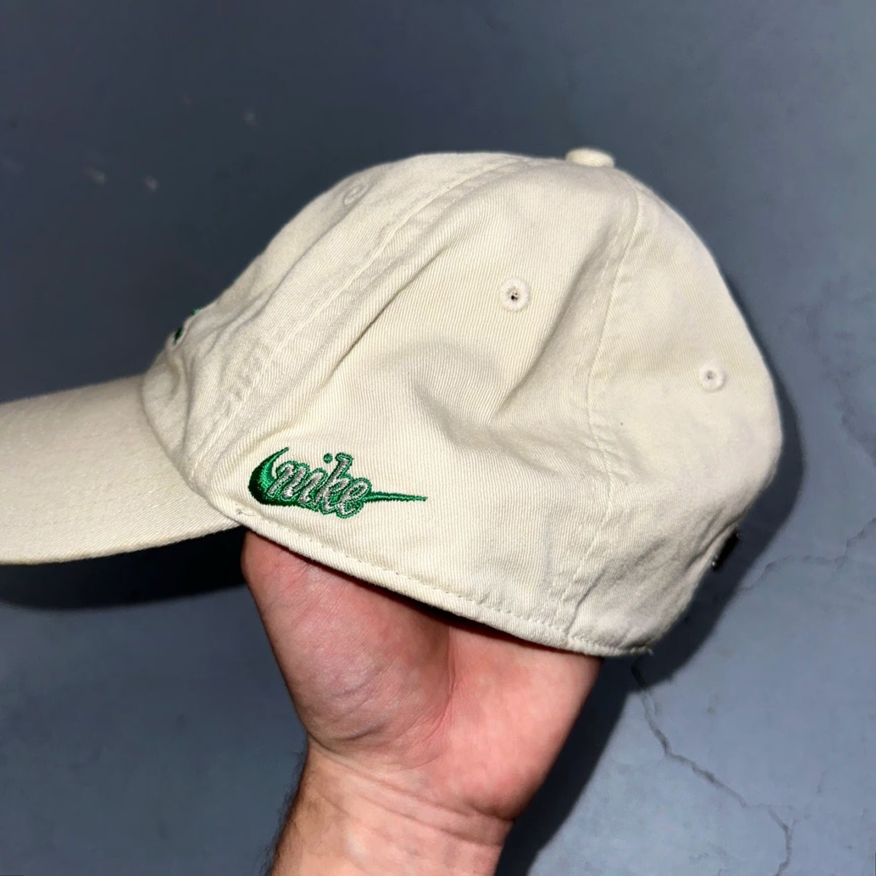 Nike VINTAGE Nike GO PRE Hat Cap Strap Back Swoosh 90s Tailwind Prefontaine White Men One Size Baseball Cap Logo Vintage Mens Hats Size ONE SIZE - 6 Thumbnail