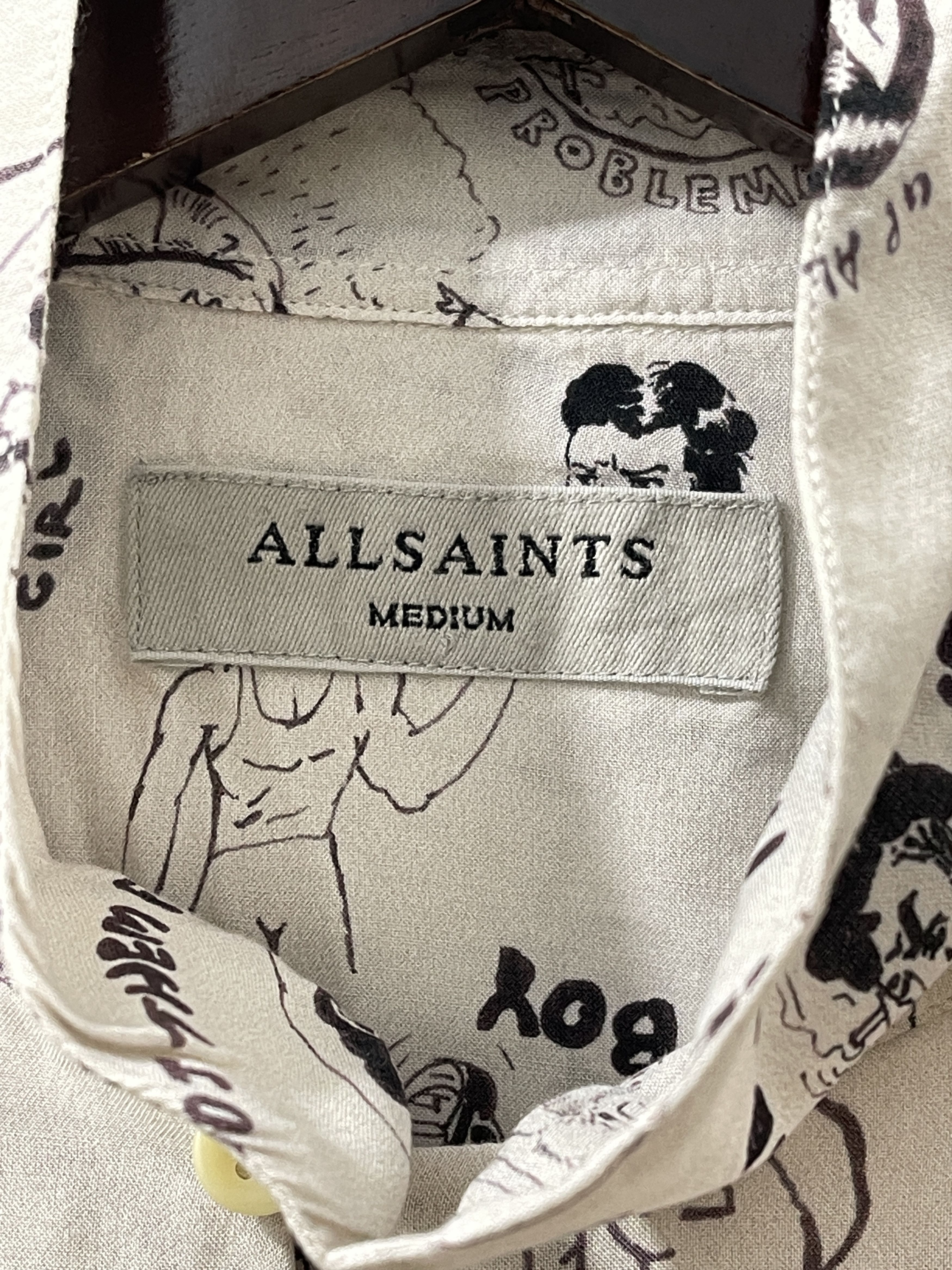 Allsaints Allsaints Feels SS Fullprint Shirts Size US M / EU 48-50 / 2 - 5 Thumbnail