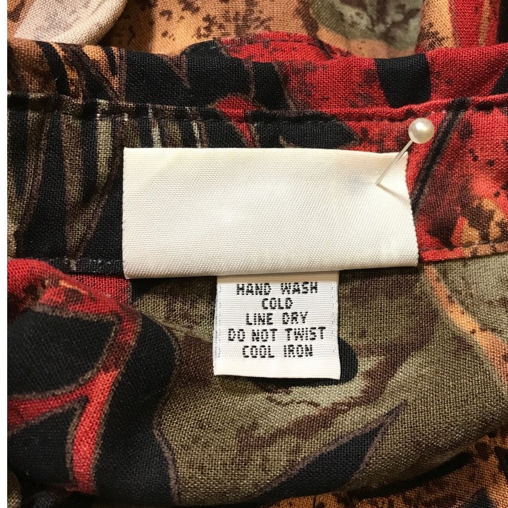 Other Alfred Dunner Vintage 90s Boho Botanical Relaxed Fit 12P Size XL / US 12-14 / IT 48-50 - 4 Thumbnail