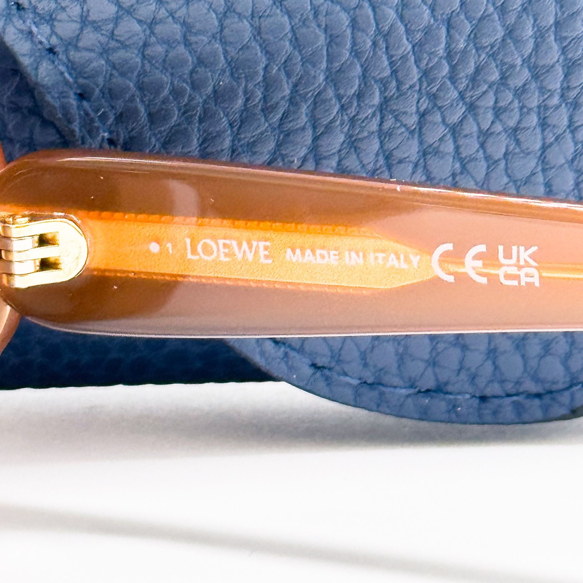 NEW LOEWE SUNGLASSES LW40158I 50E BROWN UNISEX EYEWEAR