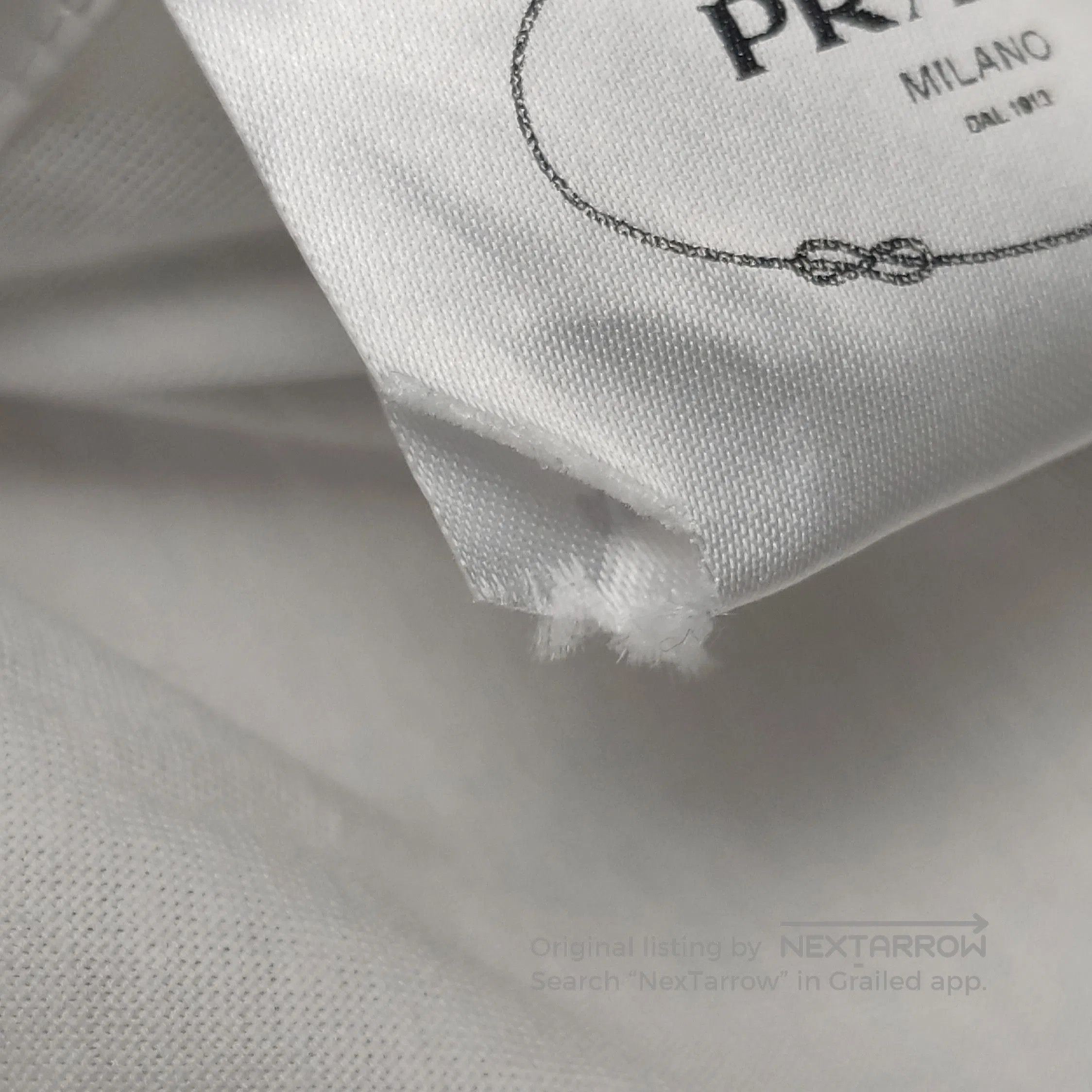 Prada Prada Cotton Logo T. Size XS / US 0-2 / IT 36-38 - 8 Thumbnail