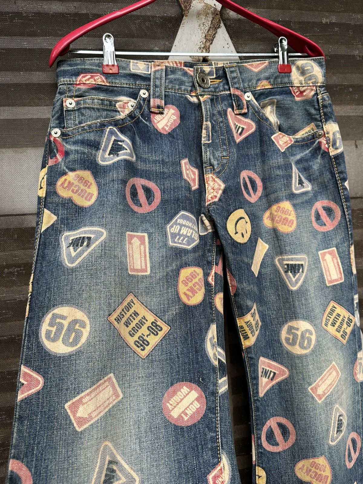 Vintage Vintage Co&Lu Fully Patchwork Print Denim (Woman) Size US 30 / EU 46 - 6 Thumbnail