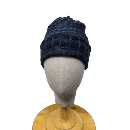 Japanese Brand 💥 Checked design punk style beanie hat Size ONE SIZE - 1 Thumbnail