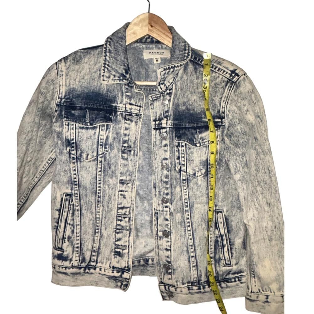Pacsun PacSun l Acid Washed Boyfriend Jean Jacket Size XS Size XS / US 0-2 / IT 36-38 - 7 Thumbnail