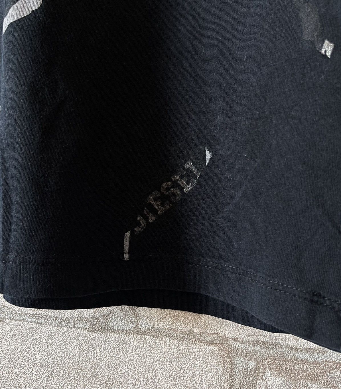 Diesel × Japanese Brand × Vintage 🇮🇹Vintage y2k Big Logo Diesel Tee Shirt Size US S / EU 44-46 / 1 - 6 Thumbnail