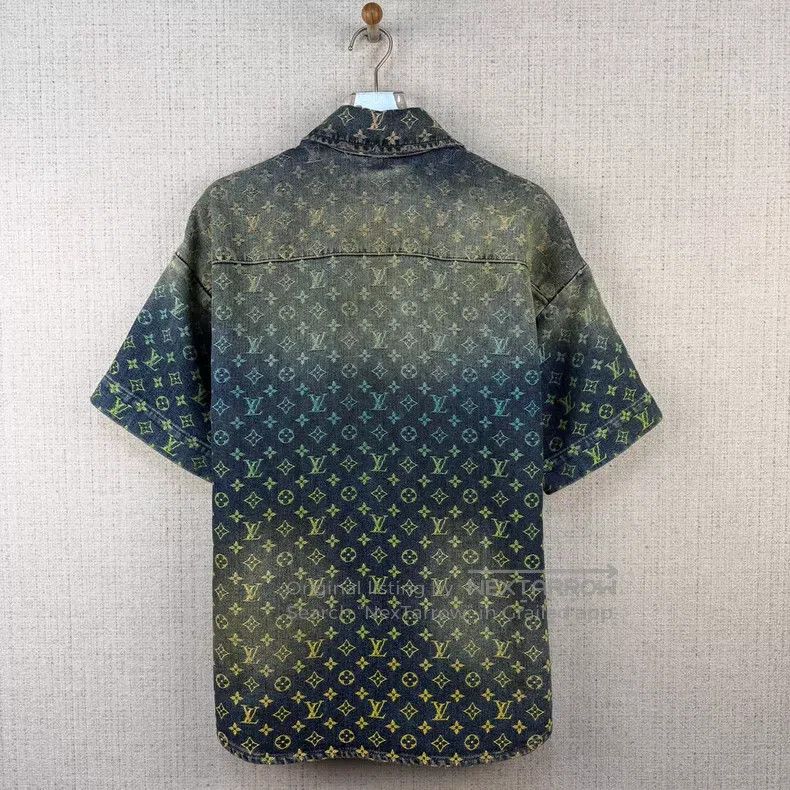 Louis Vuitton Louis Vuitton SS23 Gradient Old Flower Letter Logo Jacquar Size US XS / EU 42 / 0 - 3 Thumbnail
