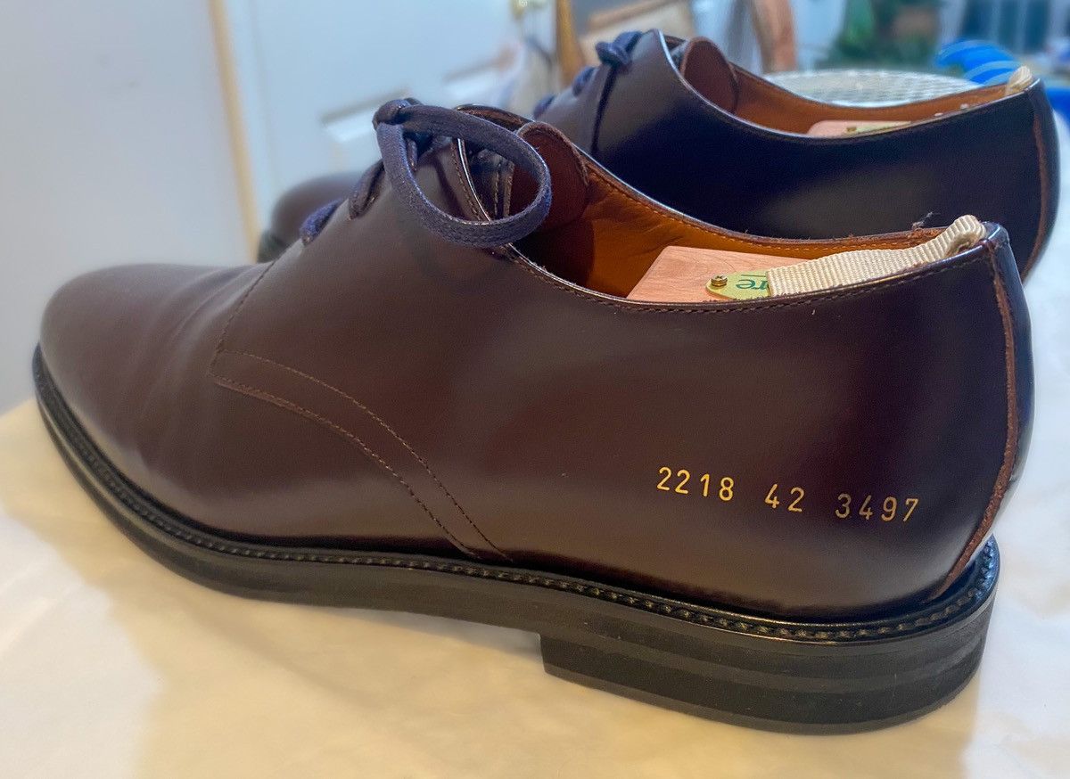 Common Projects Common Projects - Burgundy Derby Size US 9 / EU 42 - 2 Thumbnail