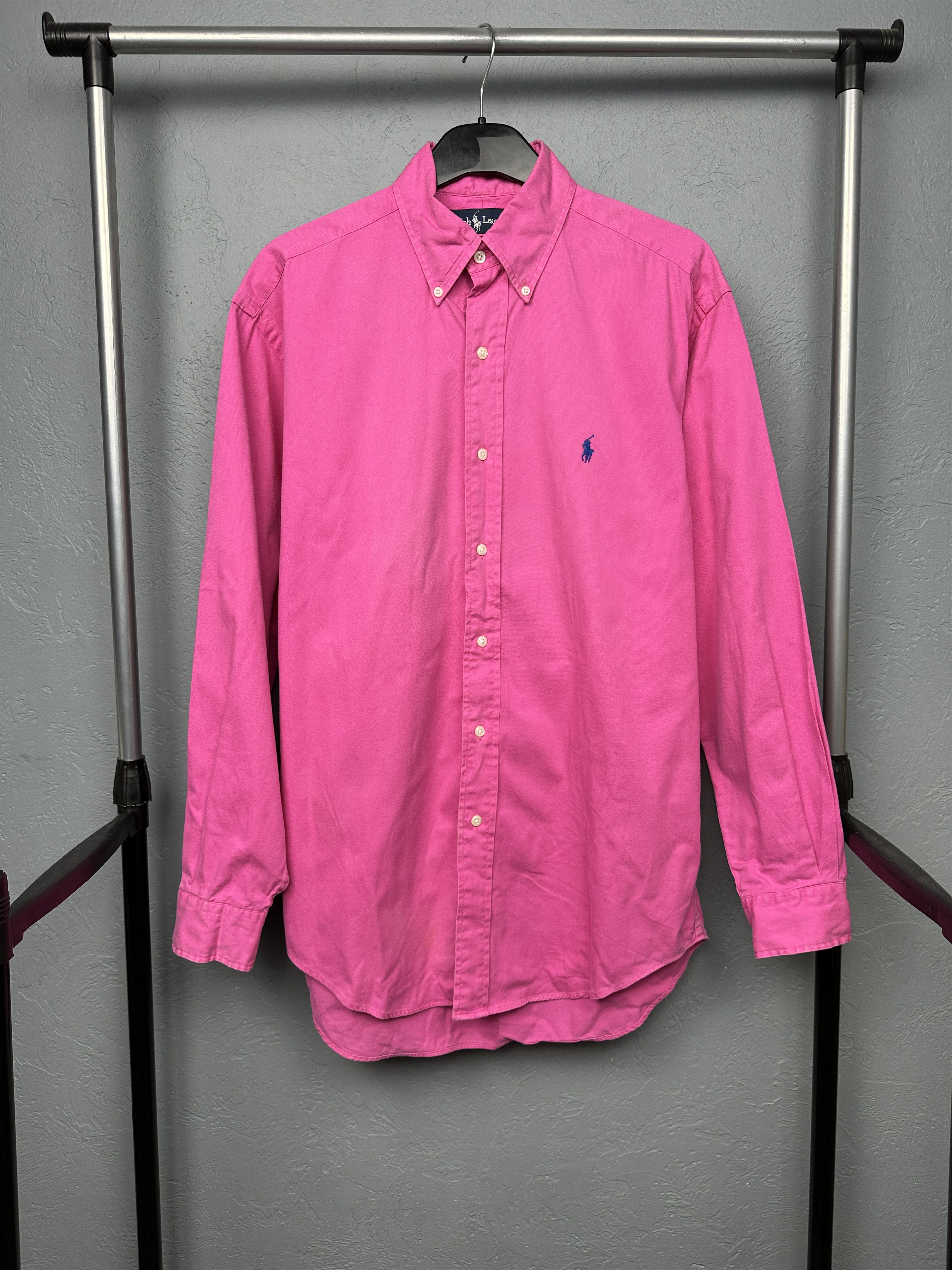 Polo Ralph Lauren × Ralph Lauren × Vintage Polo Ralph Lauren Vintage Mens Heavy Cotton Shirt Size US S / EU 44-46 / 1 - 1 Thumbnail