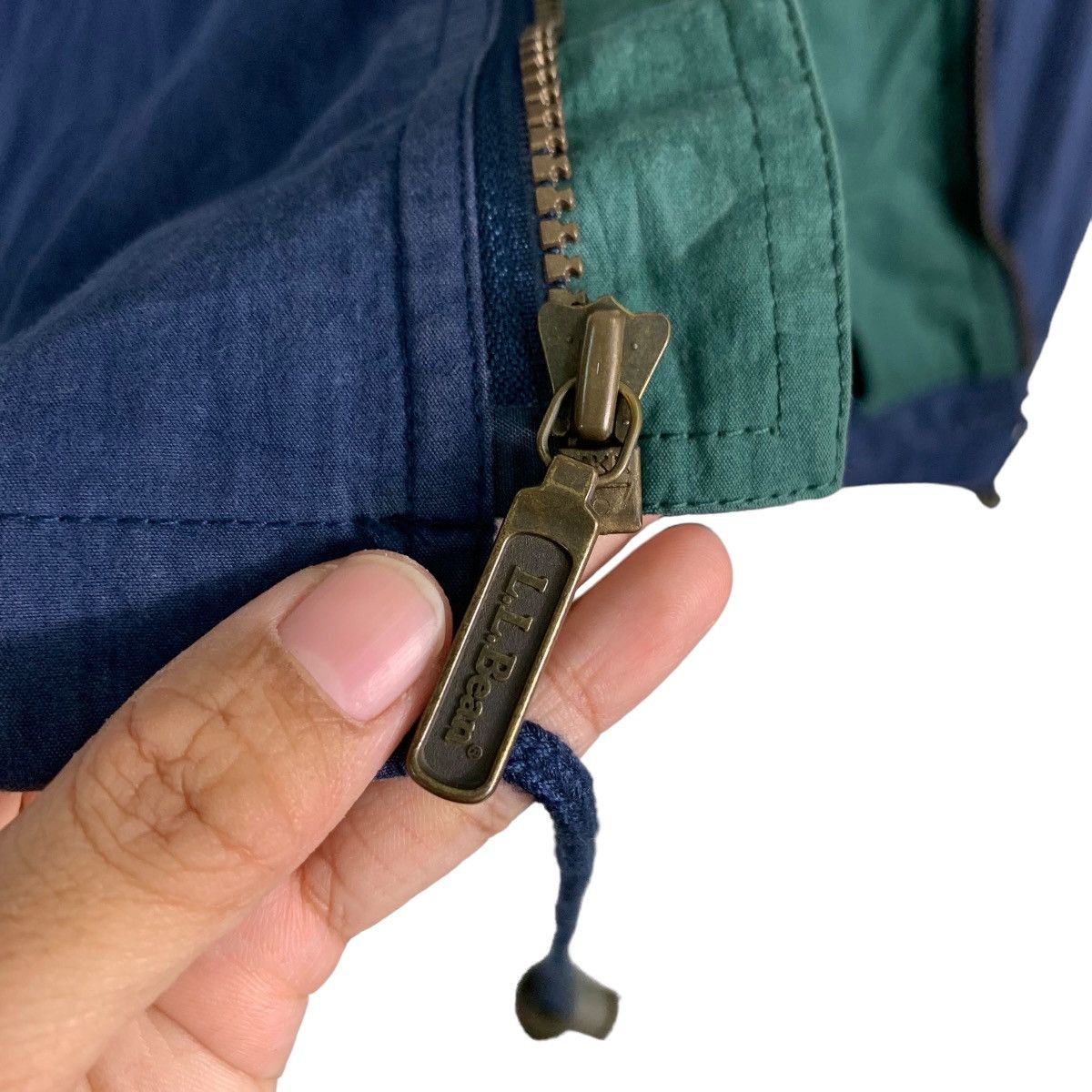 L.L. Bean Vintage L.L.BEAN Blue Outdoor Jacket #0550-C25 Size US L / EU 52-54 / 3 - 14 Thumbnail