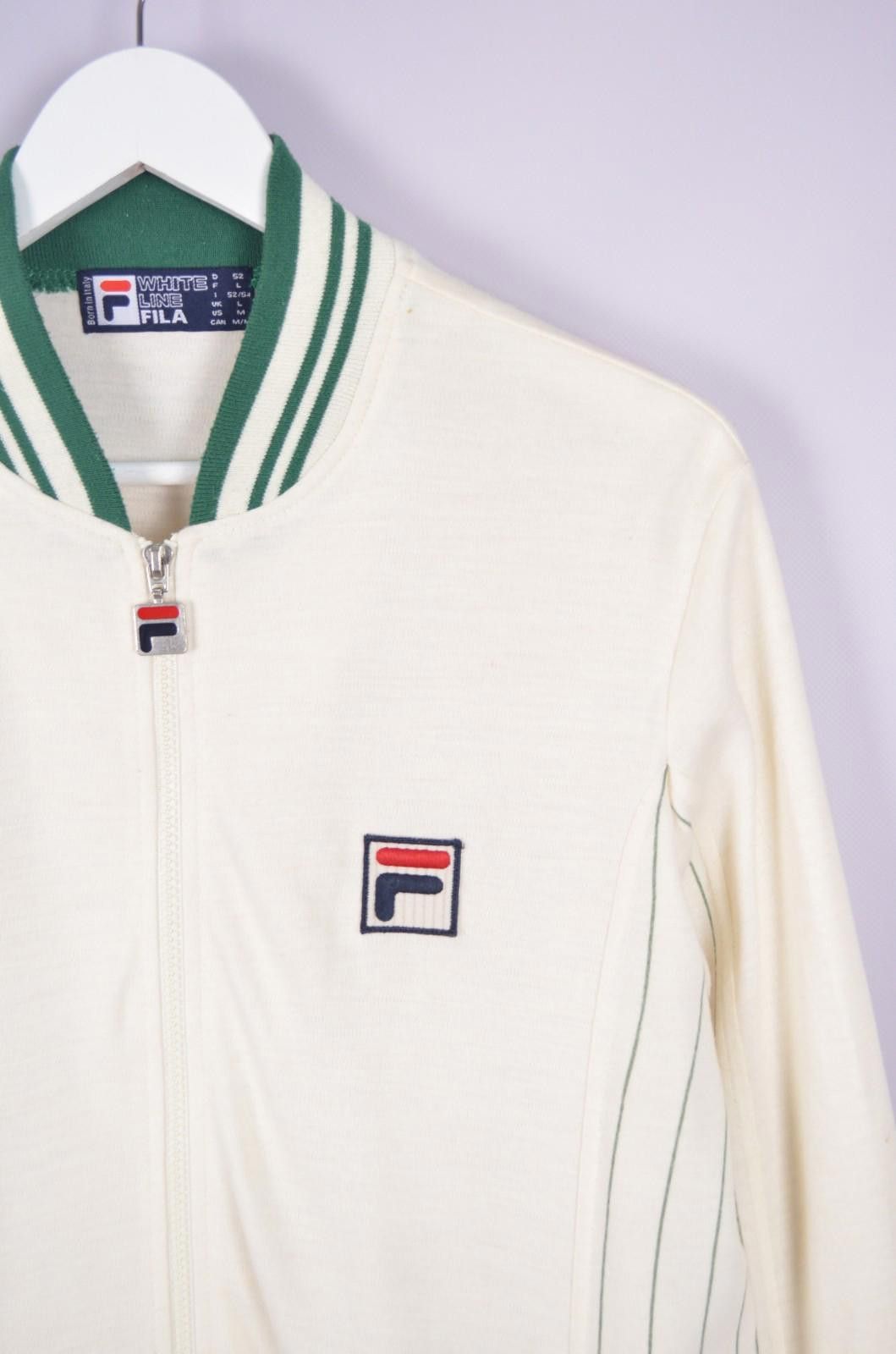 Fila Fila White Line Retro Zip-Up Track Jacket Wool Blend Size L Size US L / EU 52-54 / 3 - 6 Thumbnail