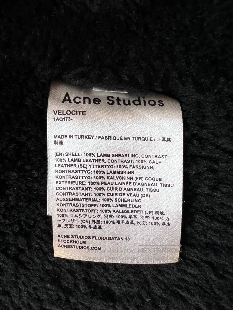 Acne Studios Acne Studios Shearling and Leather Combination Black Jacke Size XS / US 0-2 / IT 36-38 - 4 Thumbnail