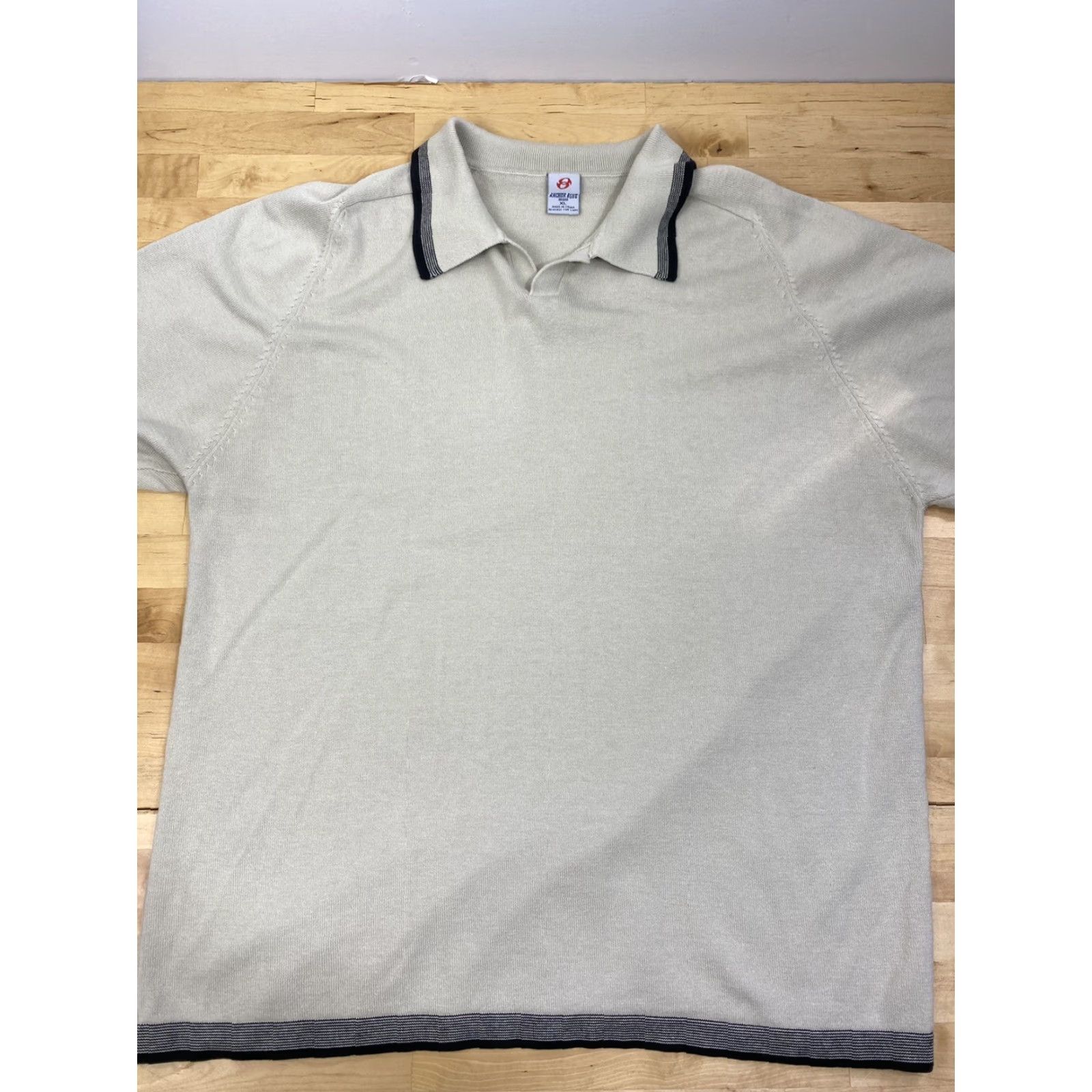 Anchor Blue VINTAGE Anchor Blue Polo Shirt Men XL Brown Short Sleeve Collared Size US XL / EU 56 / 4 - 3 Thumbnail
