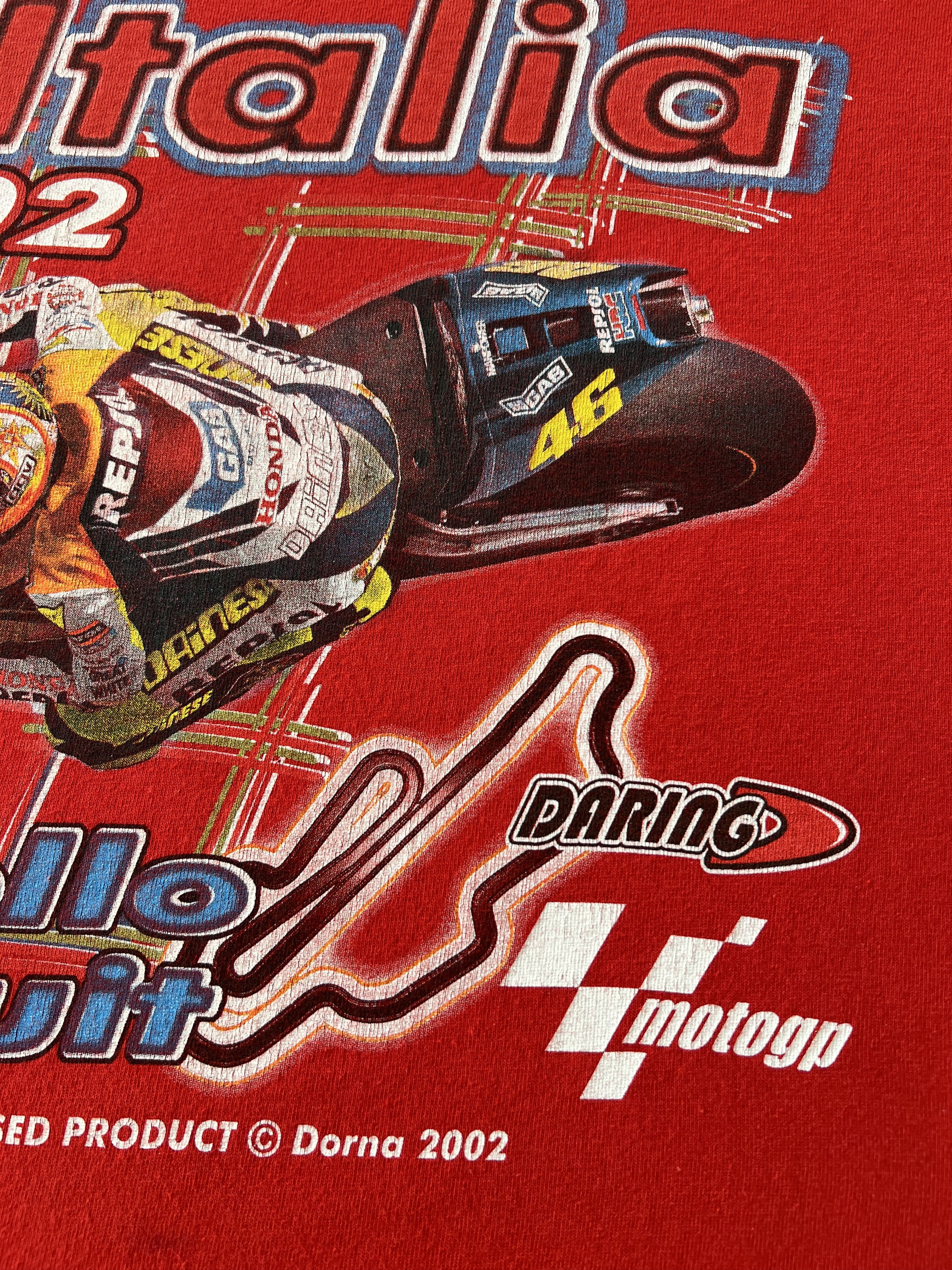 Vintage Vintage 2002 Valentino Rossi MotoGP Mugello Circuit Honda Size US M / EU 48-50 / 2 - 4 Thumbnail