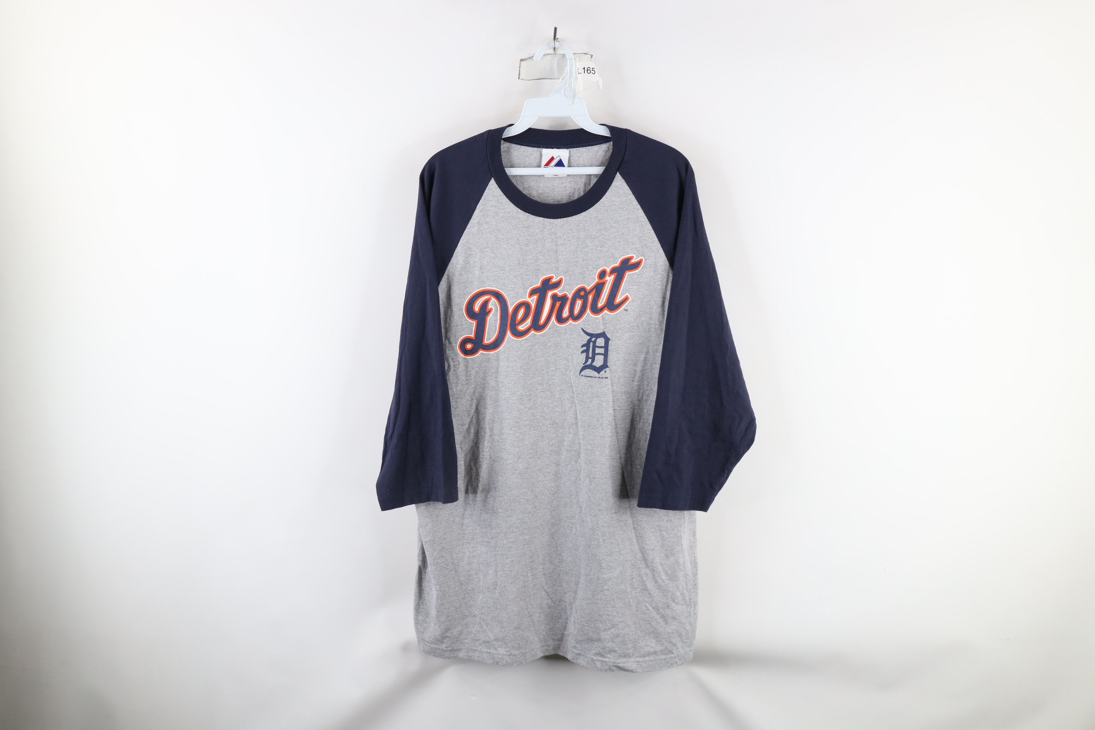 Majestic × Vintage Vintage Y2K 2008 Majestic Baseball 3/4 Sleeve Raglan T-Shirt Size US XL / EU 56 / 4 - 1 Thumbnail