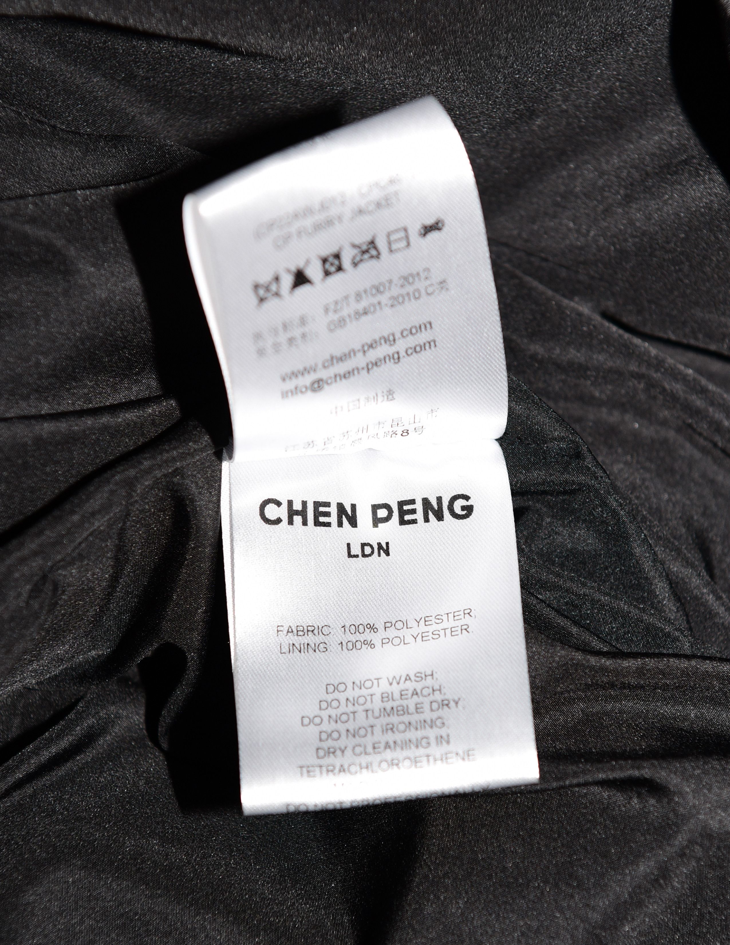 CHENPENG × Dover Street Market × SSENSE Chen Peng Graffiti Fur Coat FW22 Size US M / EU 48-50 / 2 - 9 Thumbnail