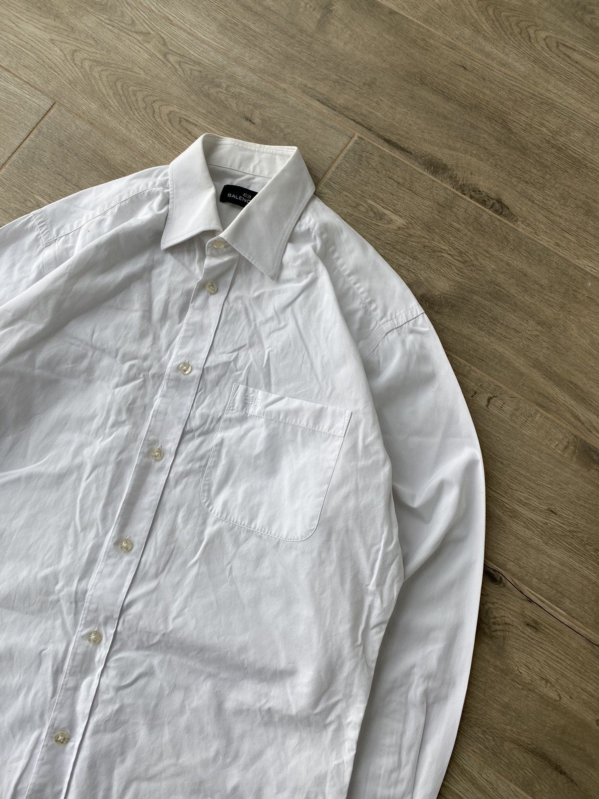 Balenciaga Balenciaga Vintage Button Shirt Size US M / EU 48-50 / 2 - 5 Thumbnail