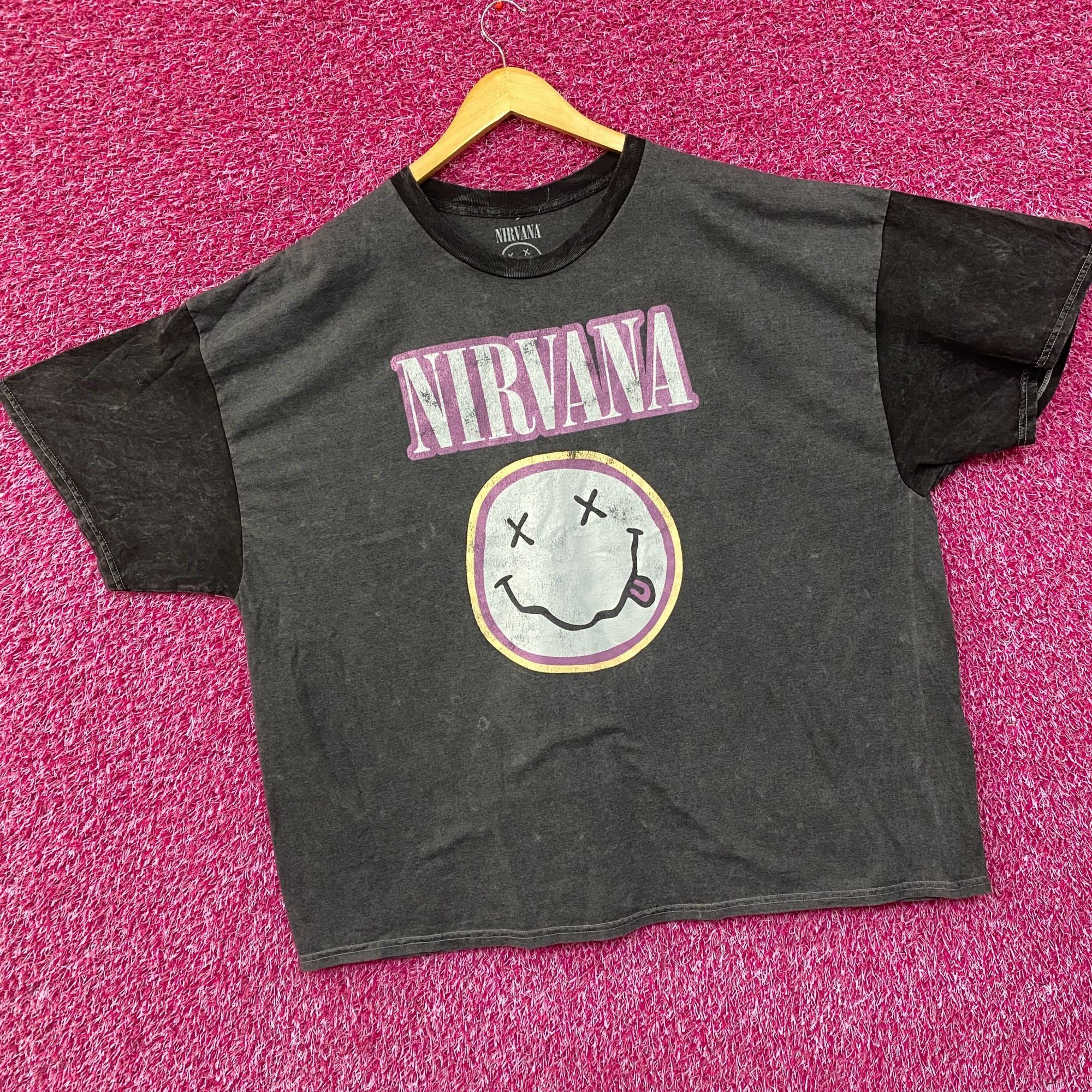 Nirvana Nirvana Nevermind Tour Dead Smiley Grunge Band T-Shirt 3XL Size US XXL / EU 58 / 5 - 3 Thumbnail