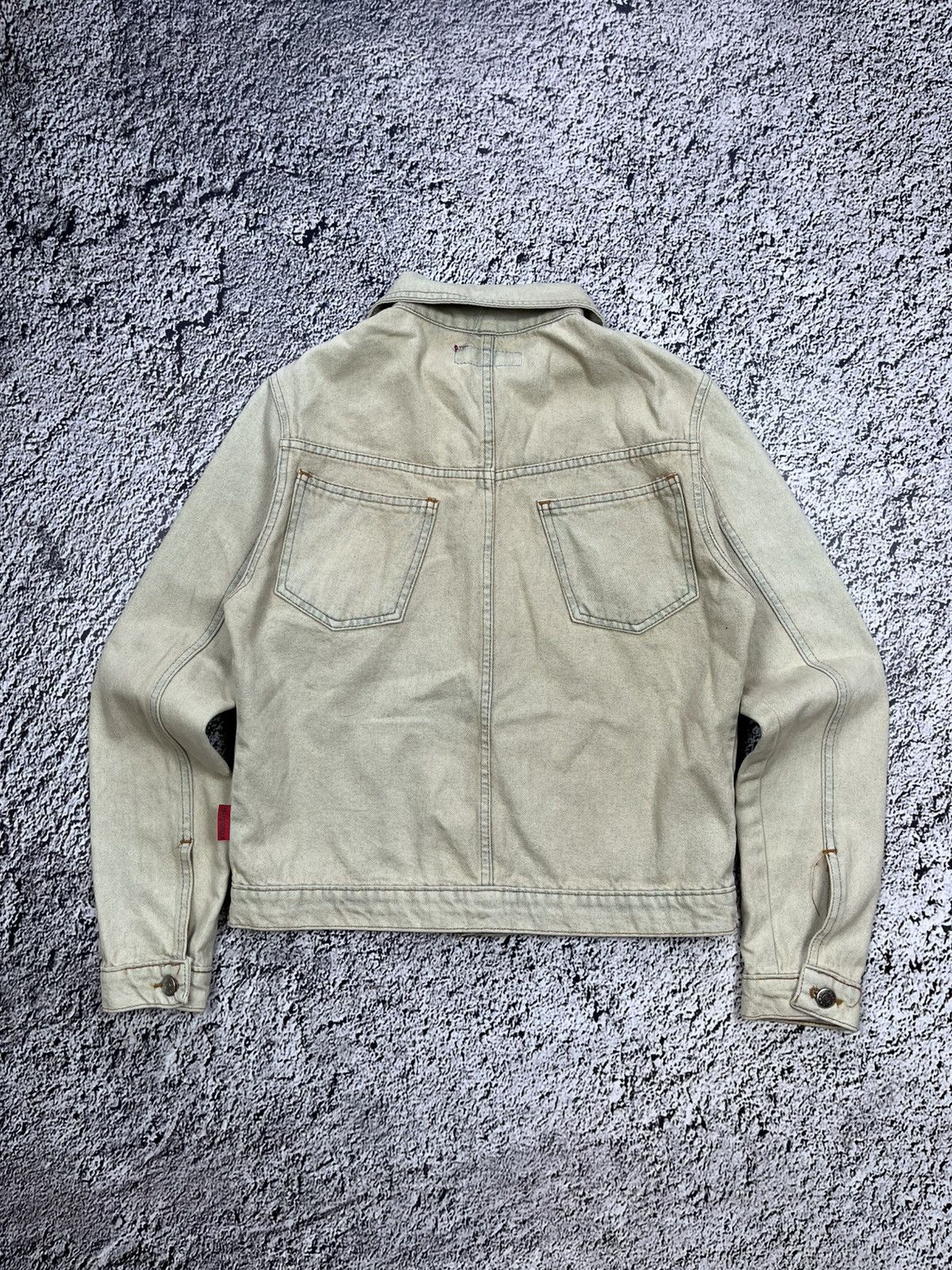 Japanese Brand Vintage Y2K rust japanese denim jeans jacket size S Size S / US 4 / IT 40 - 4 Thumbnail