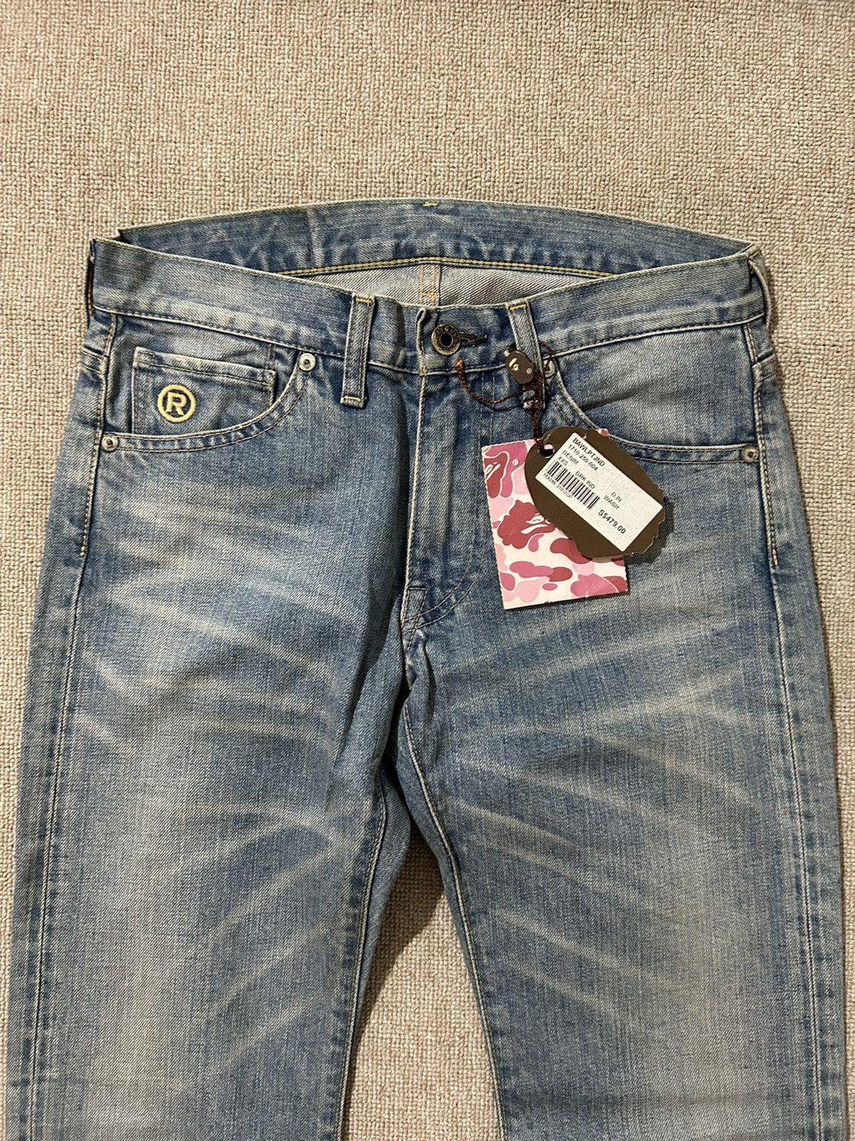 Bape Bapesta Denim Size 29" - 6 Thumbnail
