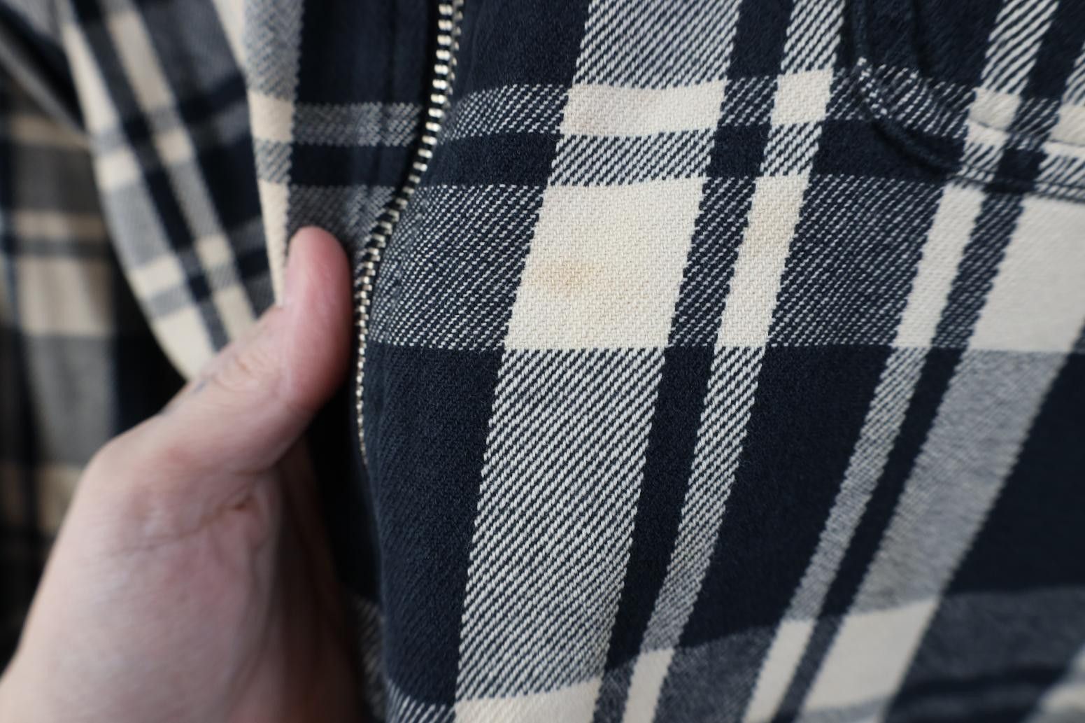 Polo Ralph Lauren Vintage 90s Ralph Lauren Spell Out Flannel Shirt Zip Jacket Size M / US 6-8 / IT 42-44 - 7 Thumbnail