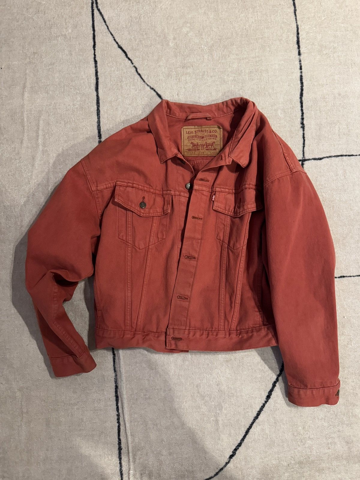 Levi's Levi’s Vintage Denim Dyed Jacket Size US L / EU 52-54 / 3 - 1 Thumbnail